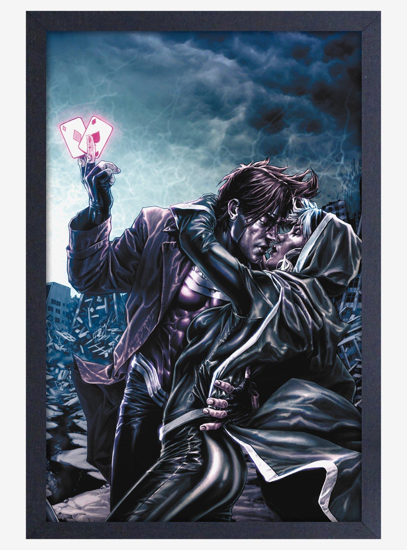 Marvel X-Men Gambit and Rogue Framed Wall Art, , hi-res