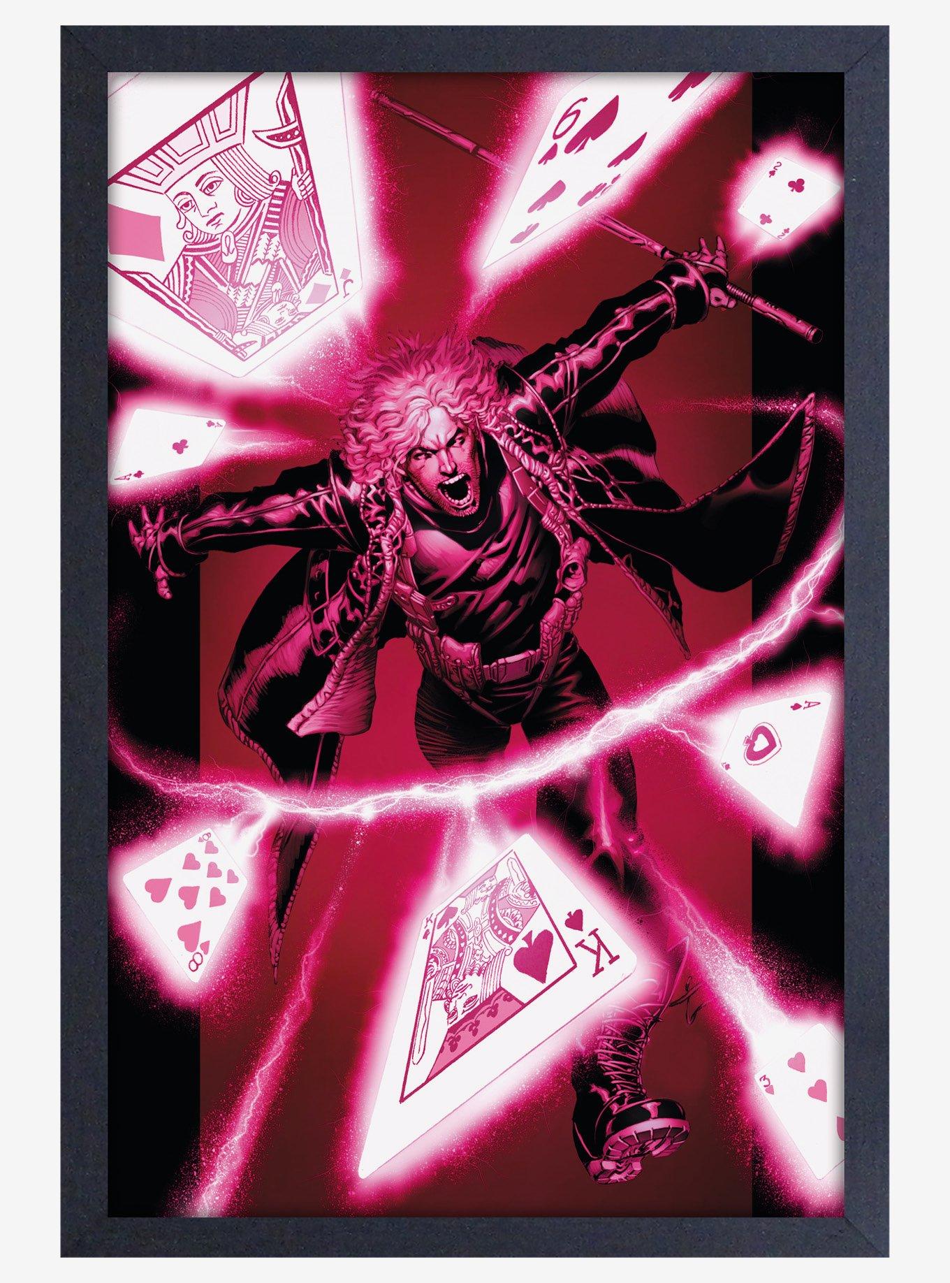 Marvel X-Men Gambit Shooting Framed Wall Art, , hi-res