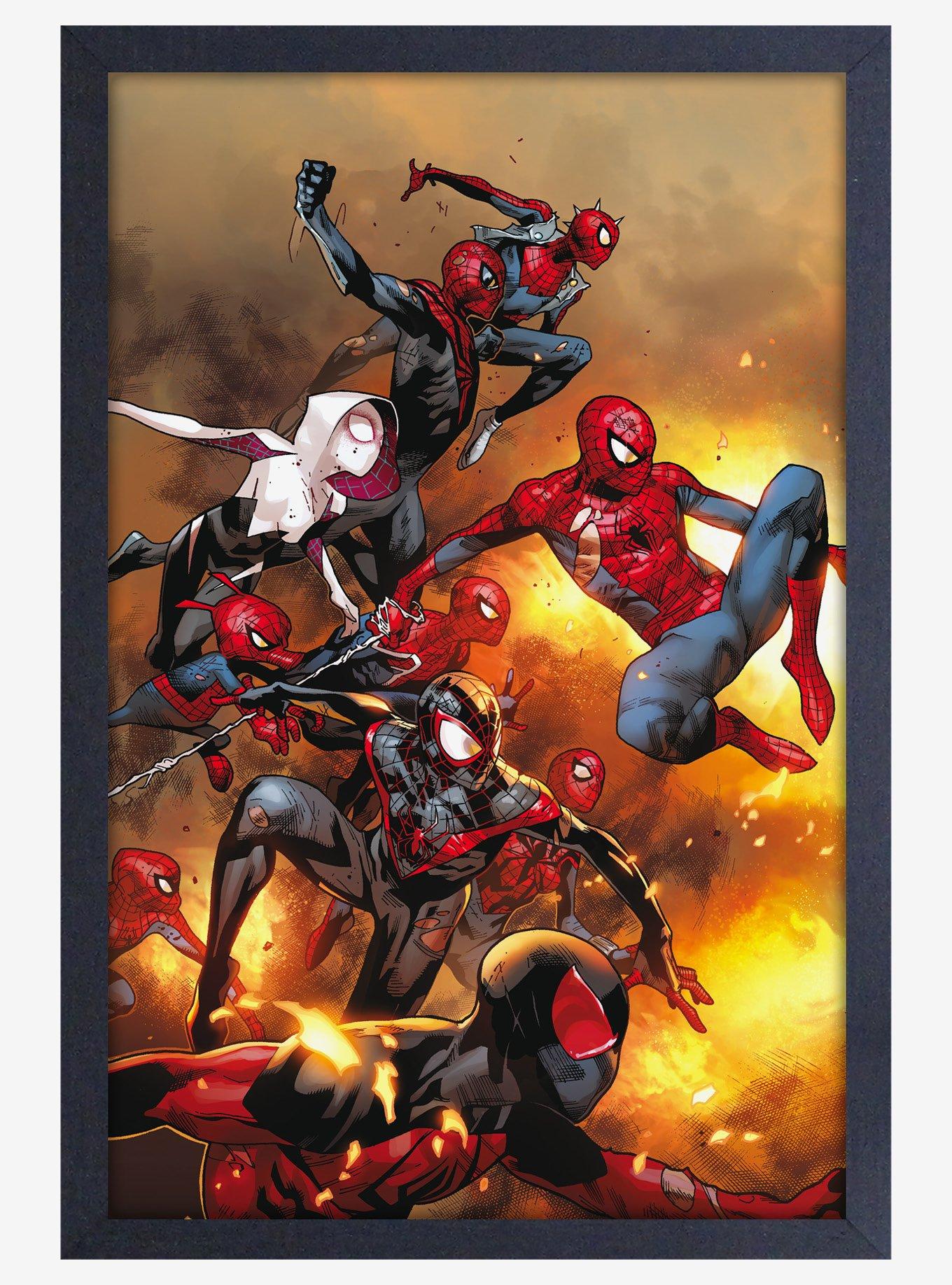 Marvel Spider-Man Spiderverse Framed Wall Art, , hi-res