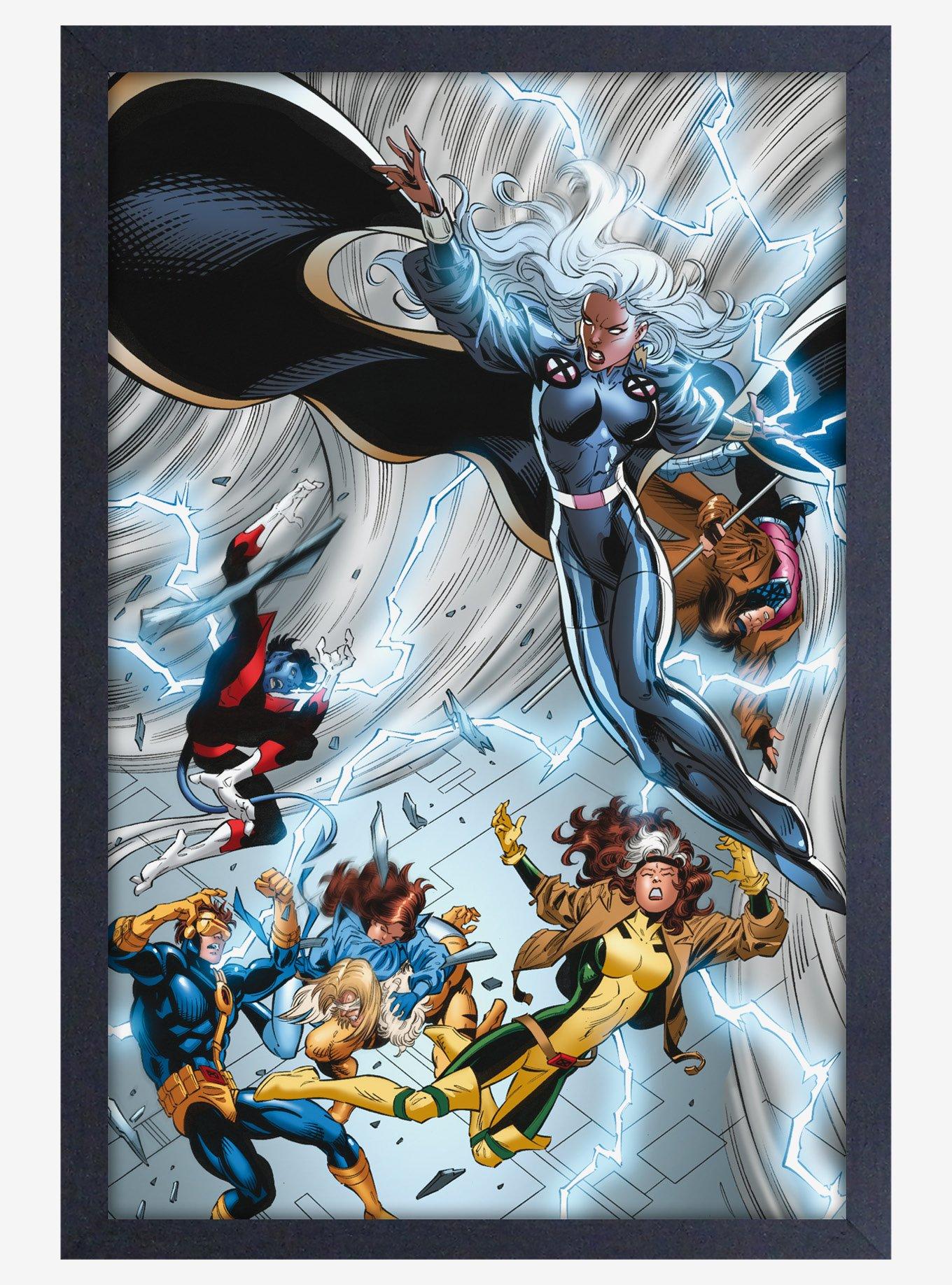 Marvel X-Men Caught In A Storm Framed Wall Art, , hi-res