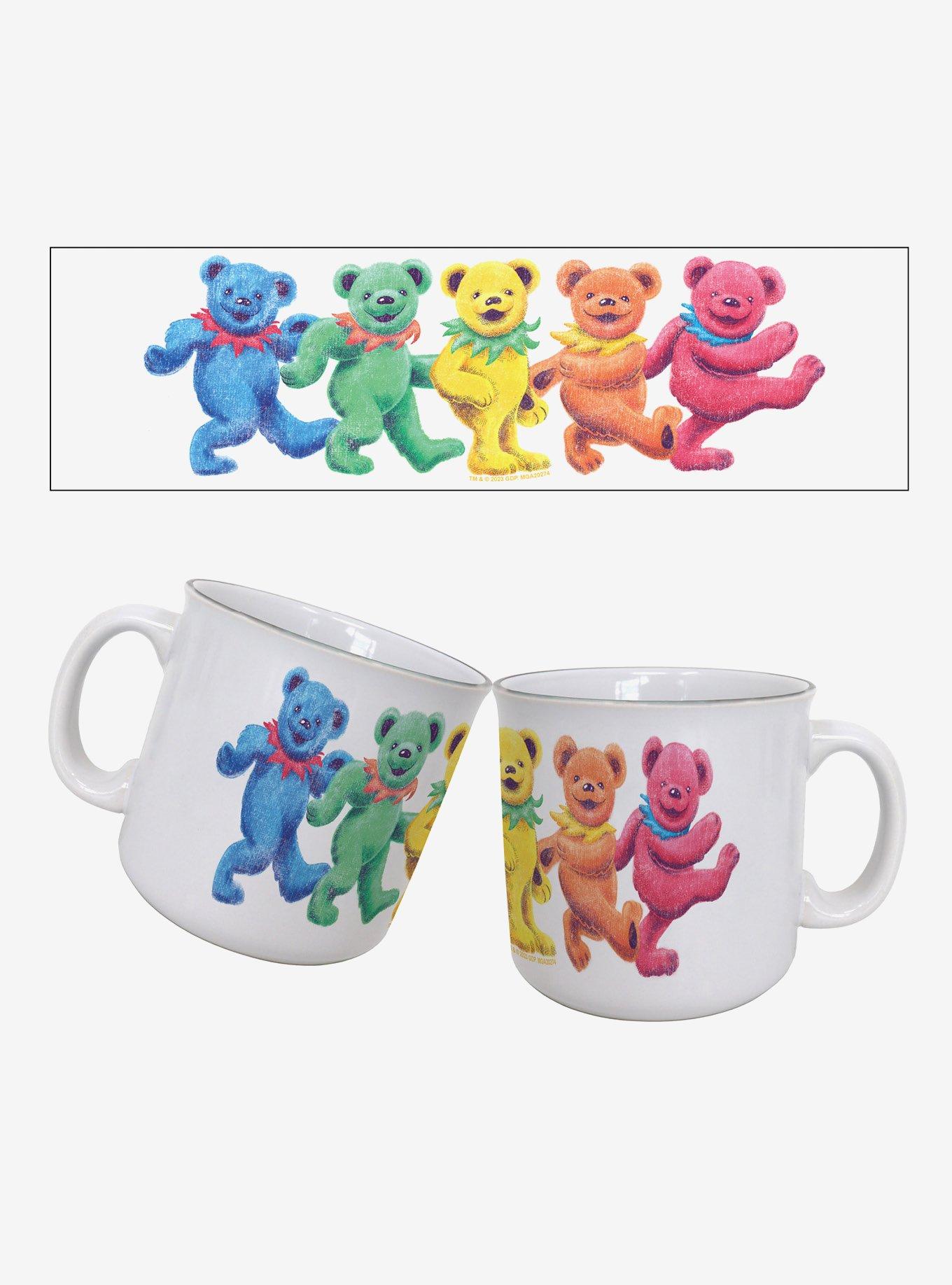 Grateful Dead Colorful Bears 20oz Camper Mug, , hi-res