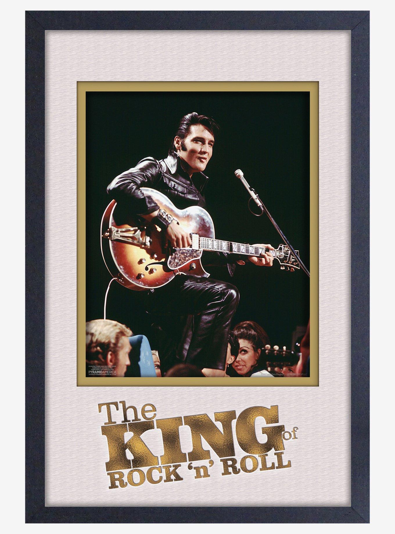 Elvis Presley King of Rock and Roll Album Cover Plexi Framed Wall Art, , hi-res