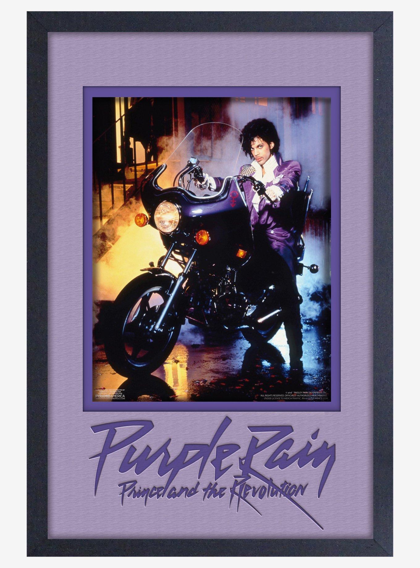 Prince Purple Rain Album Cover Plexi Framed Wall Art Hot Topic