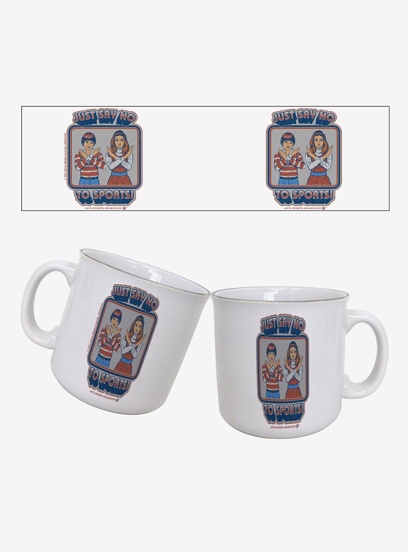 Steven Rhodes Say No To Sports 20oz Camper Mug, , hi-res