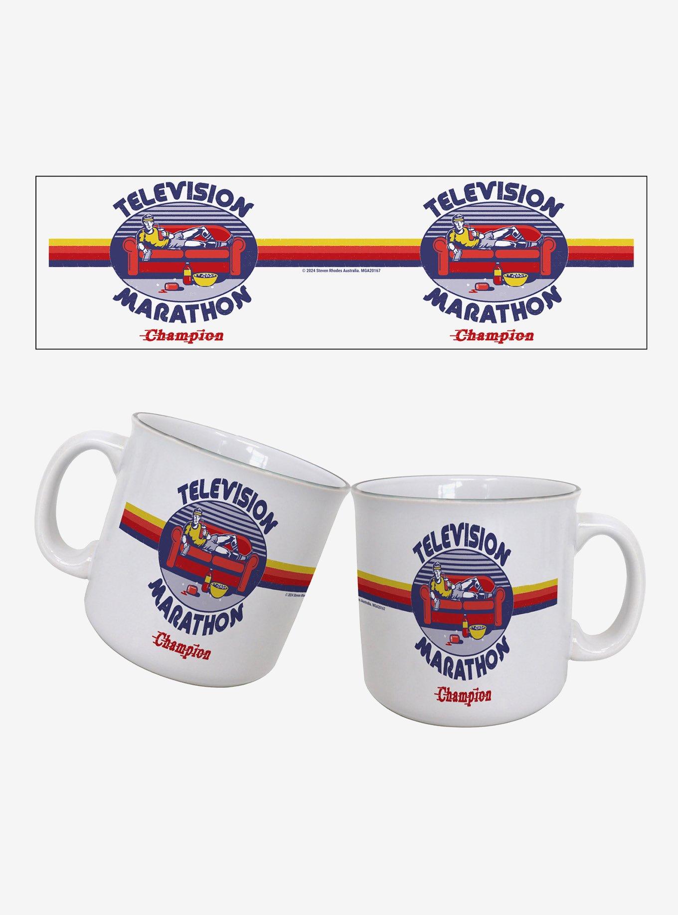 Steven Rhodes Television Marathon 20oz Camper Mug, , hi-res