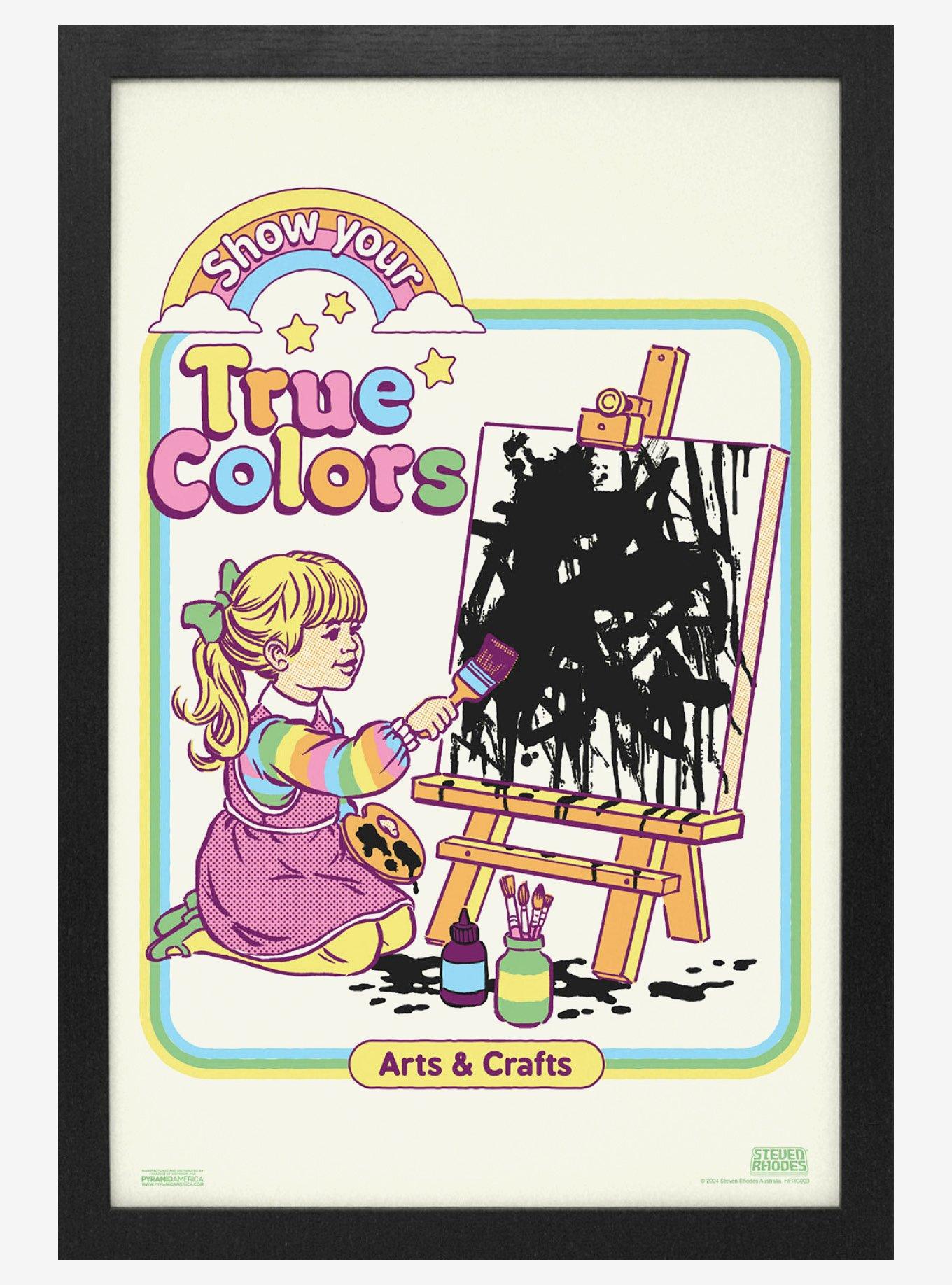 Steven Rhodes Show Your True Colors Framed Wall Art, , hi-res