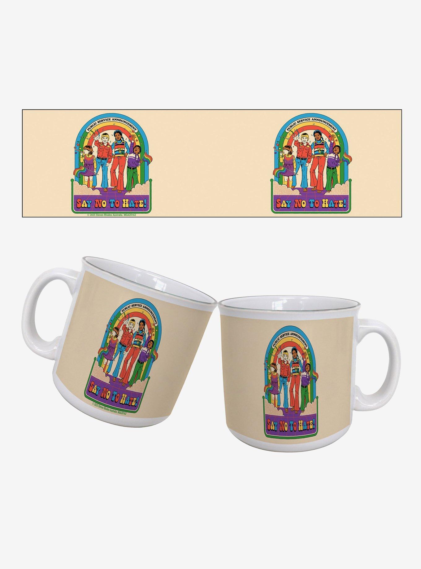Steven Rhodes Say No To Hate 20oz Camper Mug, , hi-res