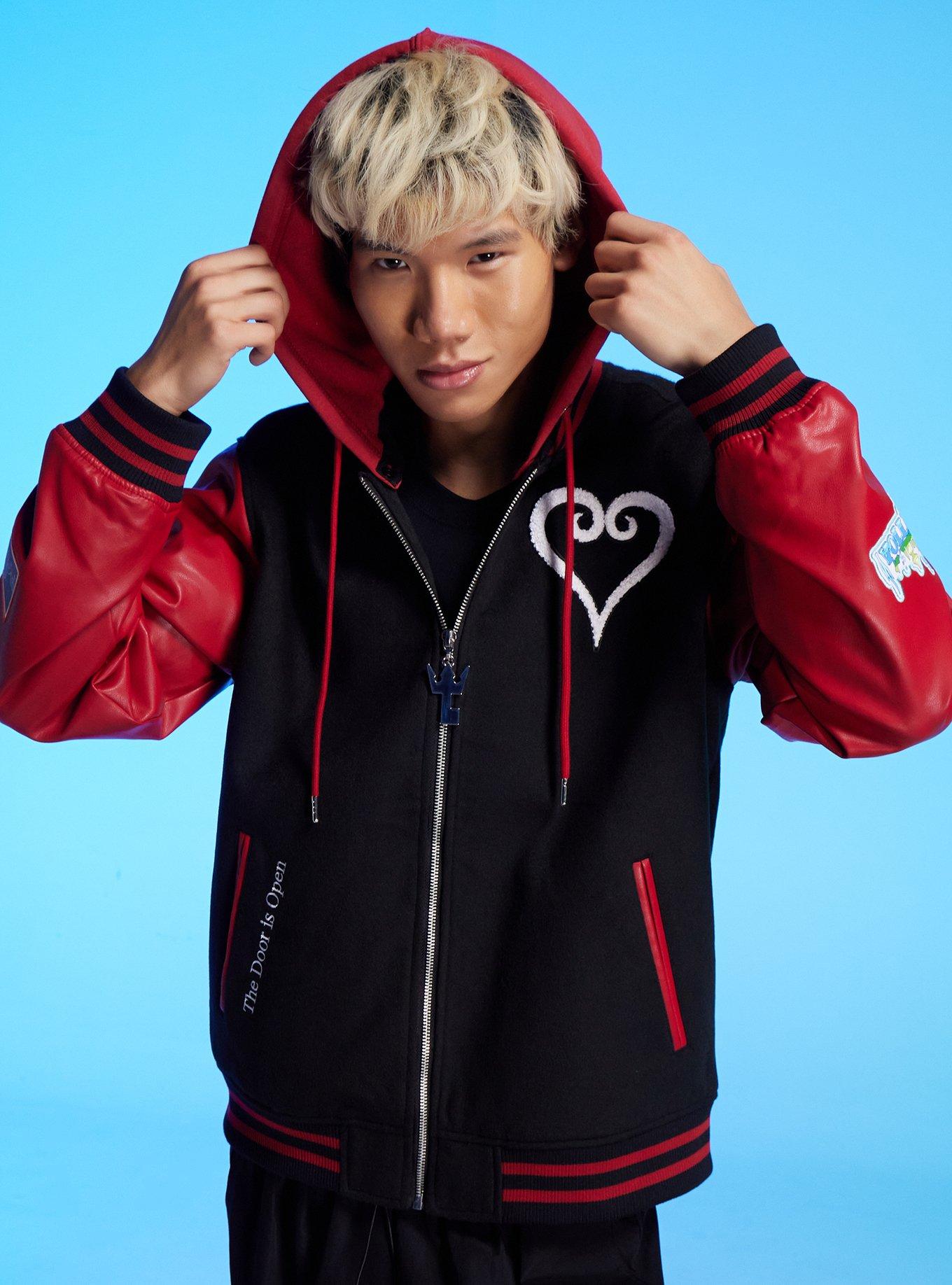 Our Universe Disney Kingdom Hearts Worlds Varsity Jacket | Hot Topic