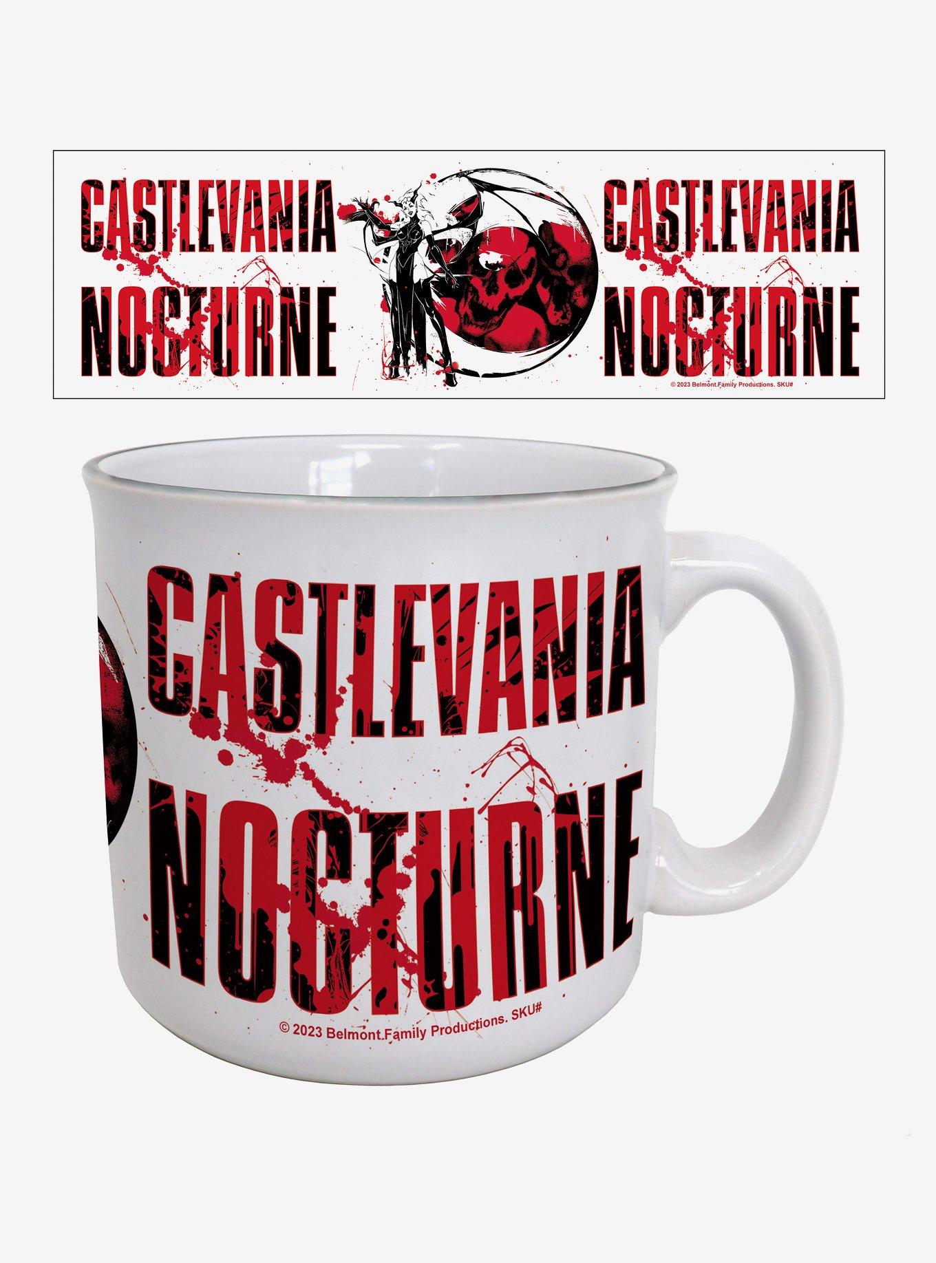 Castlevania: Nocturne Drolta Blood Splatter 20oz Camper Mug, , hi-res