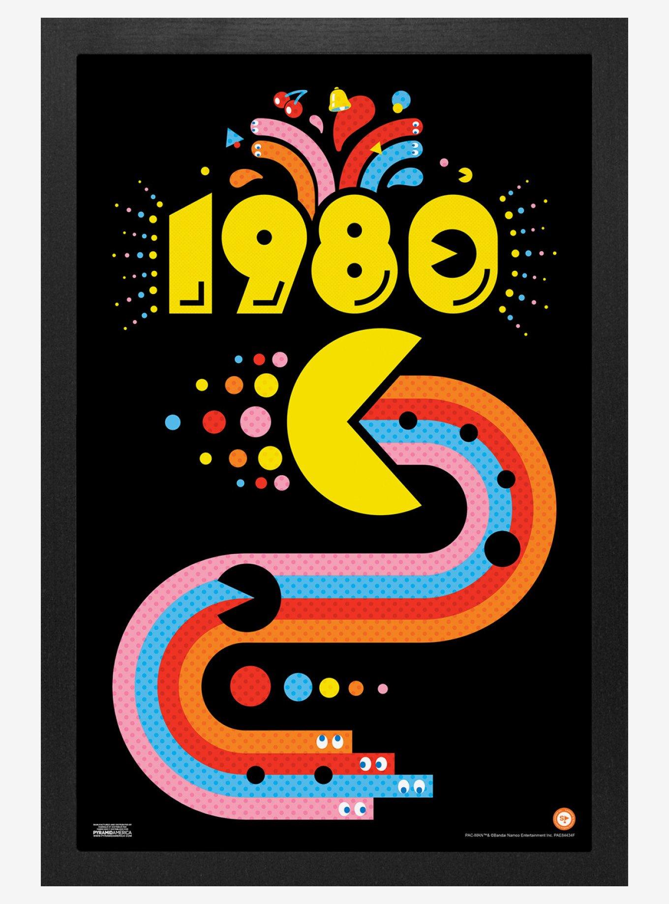 Pac-Man 1980 Celebrate Framed Wall Art, , hi-res