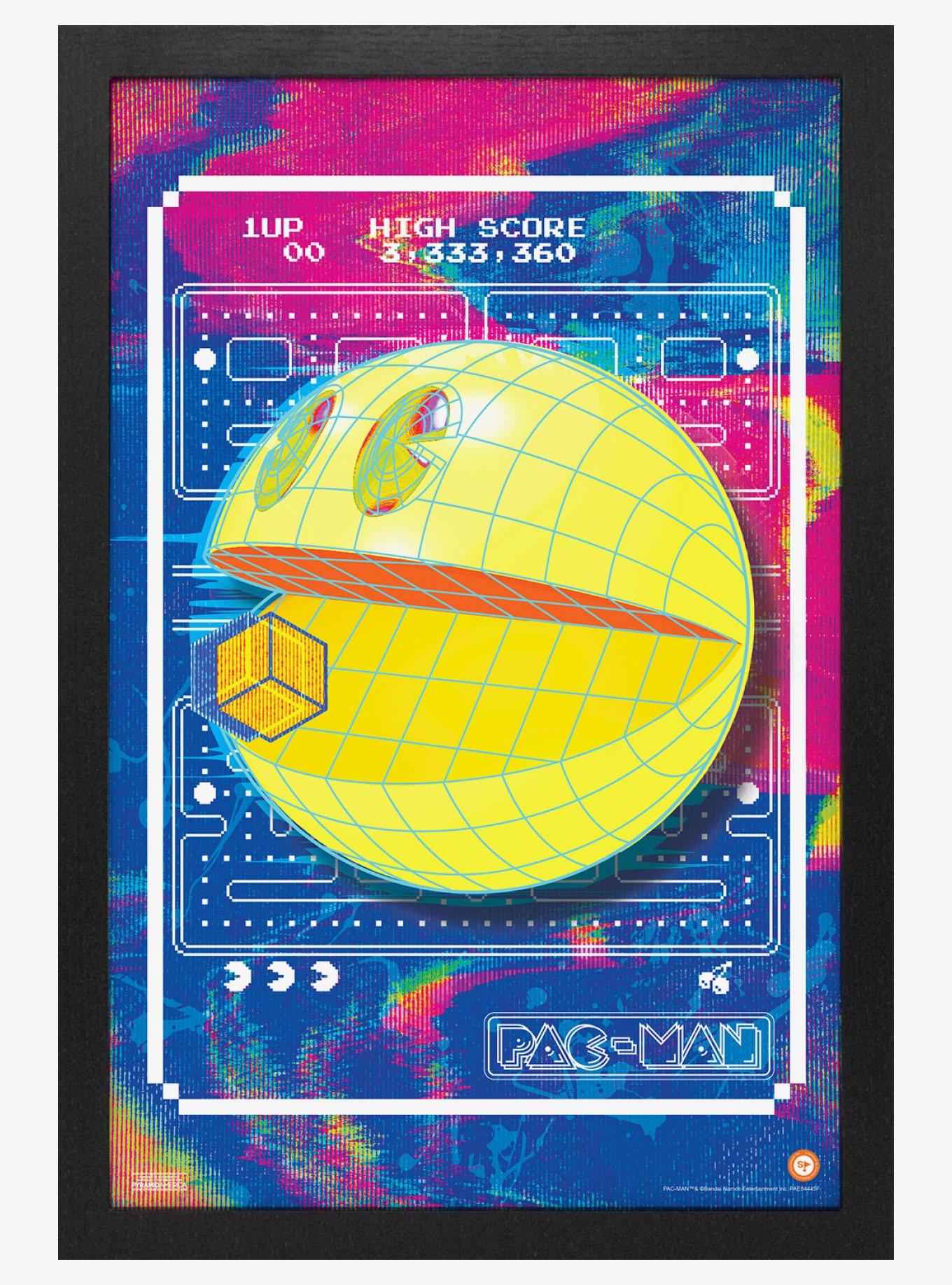Pac-Man Shine On Pac-Man Framed Wall Art, , hi-res