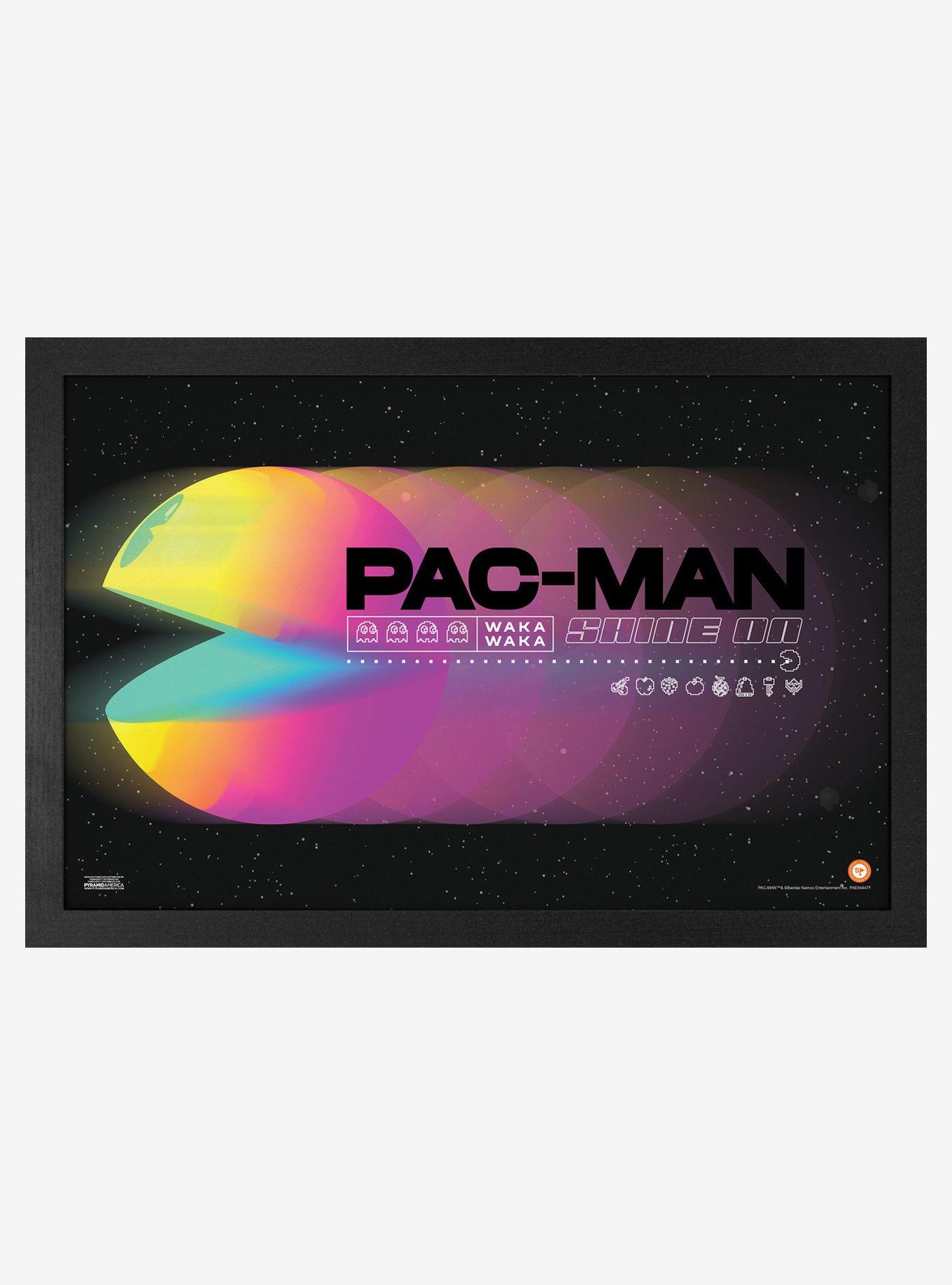 Pac-Man Shine On Outer Space Framed Wall Art, , hi-res