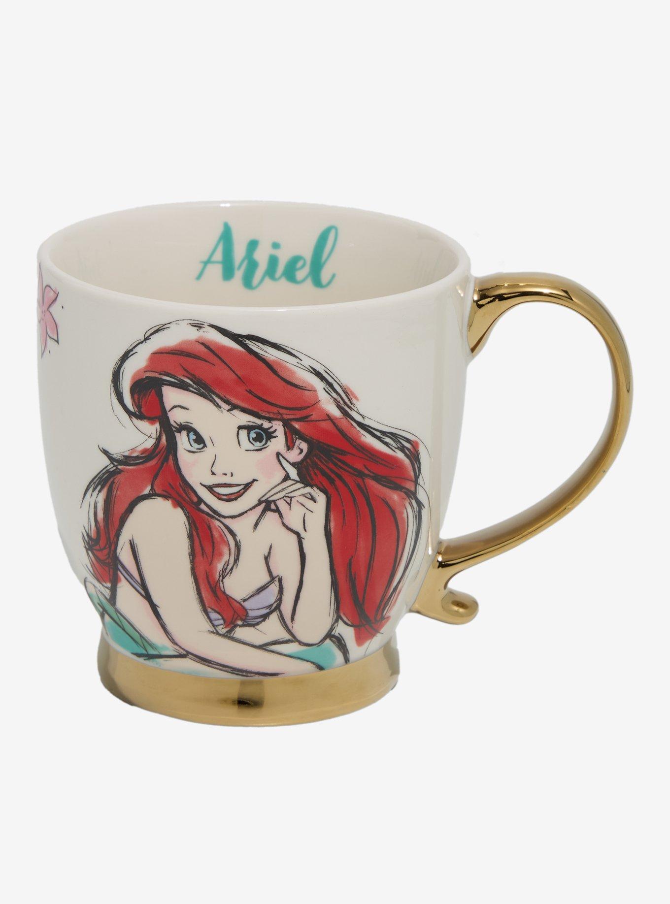 Disney The Little Mermaid Ariel Icons Illustrated Mug, , hi-res