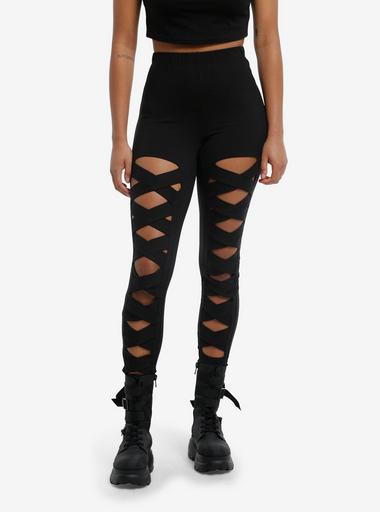 TTM×三苫愛　WAIST CUT OUT LEGGINGS Cut Out Legging (Final Few - XS, S, M, & 3XL) – KIAVAclothing