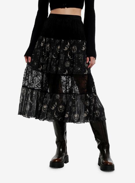 スカート [COSMOSS] JERSEY TIERED MIDI SKIRT Zimmermann Junie Tiered Midi Skirt | Designer Collection