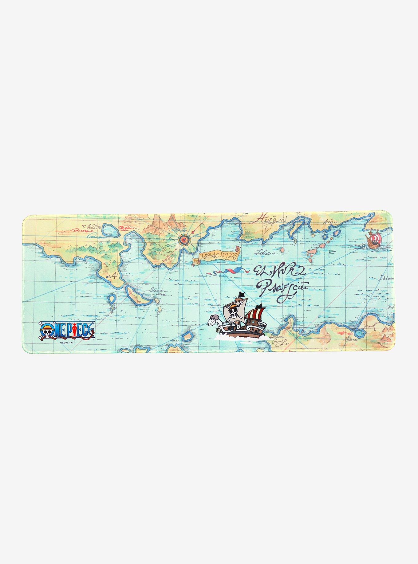 One Piece Map Wide Mousepad, , hi-res