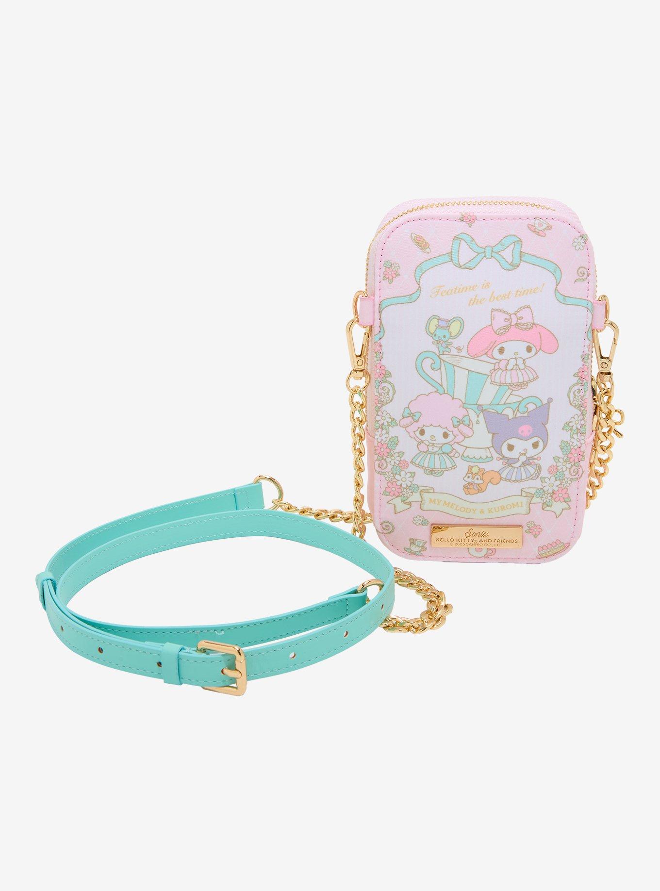 My Melody & Kuromi Tea Party Phone Pouch Hot Topic Exclusive, , hi-res