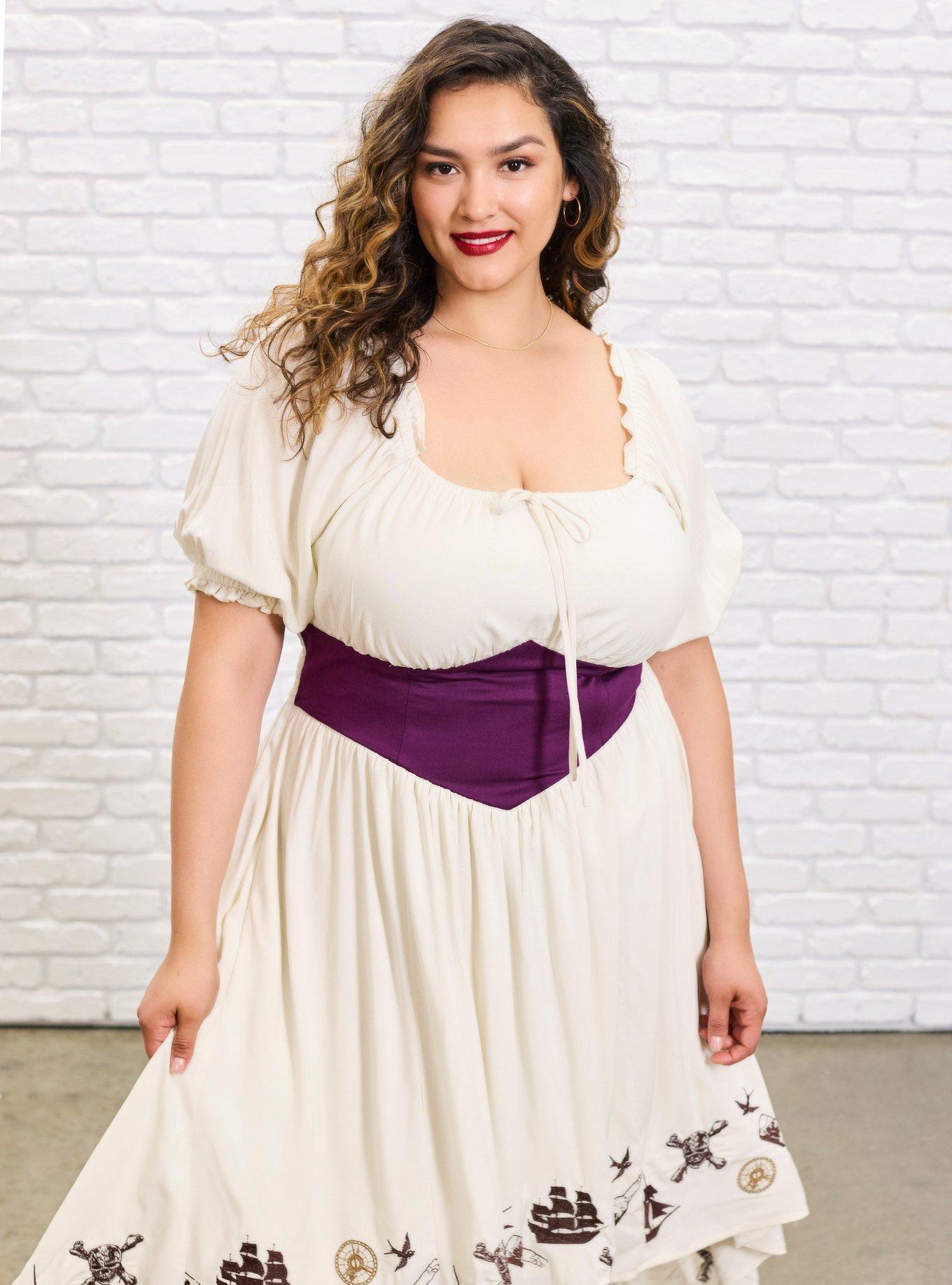Her Universe Disney Pirates Of The Caribbean Hi-Low Dress Plus Size Her Universe Exclusive, , hi-res