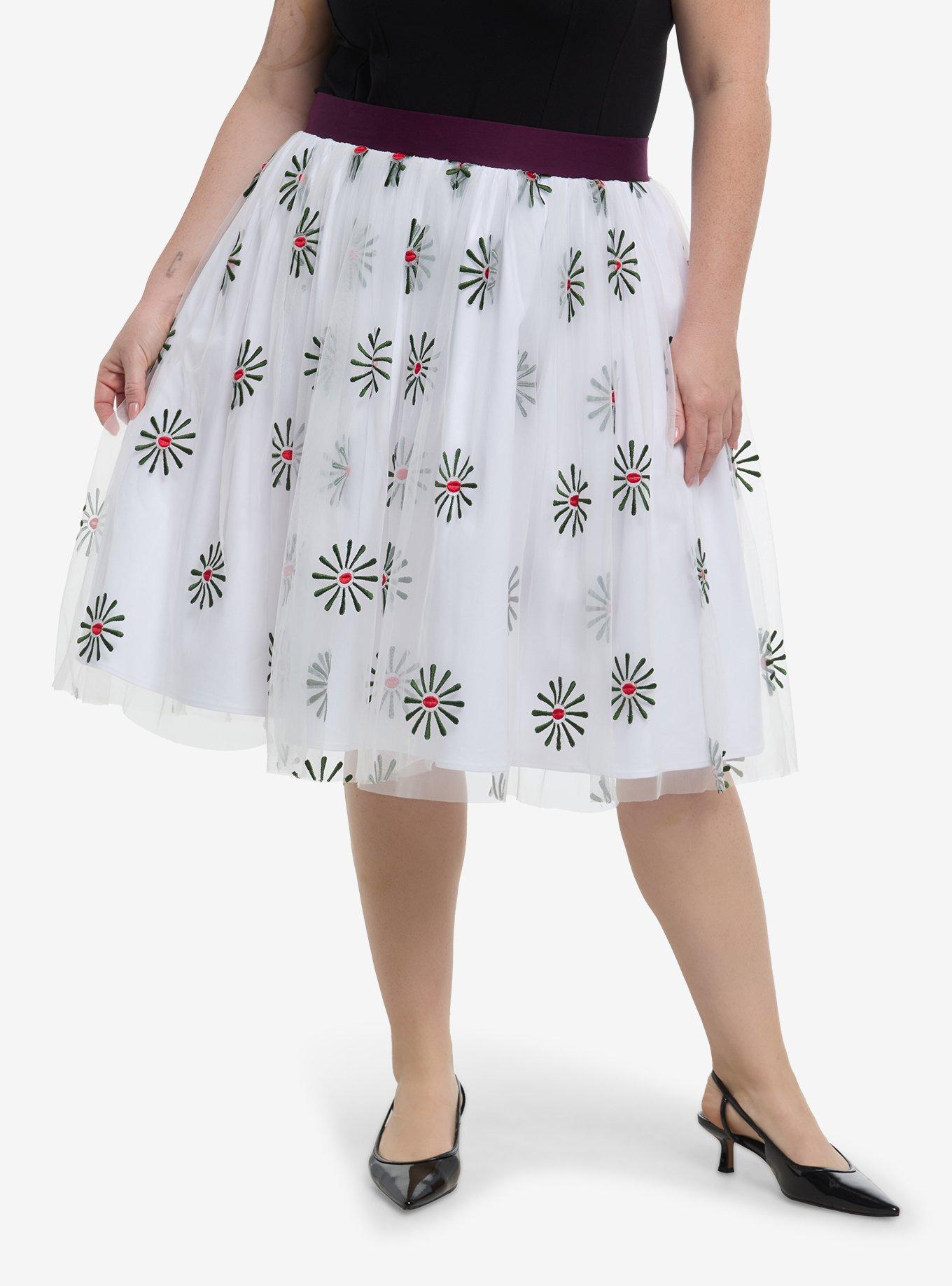 Her Universe Disney Haunted Mansion Sally Slater Mesh Retro Skirt Plus Size Her Universe Exclusive, , hi-res