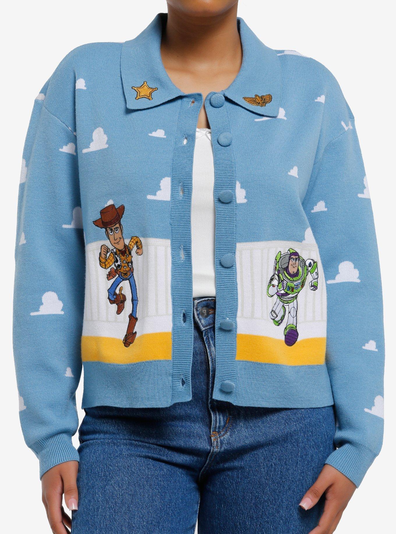 Her Universe Disney Pixar Toy Story Woody & Buzz Collared Cardigan Her Universe Exclusive, , hi-res