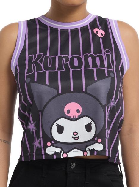 ★★Adairs★★ Kuromi Crop Baby Tee Pink JH0570 BioworldxSanrio0029036MyMelody
