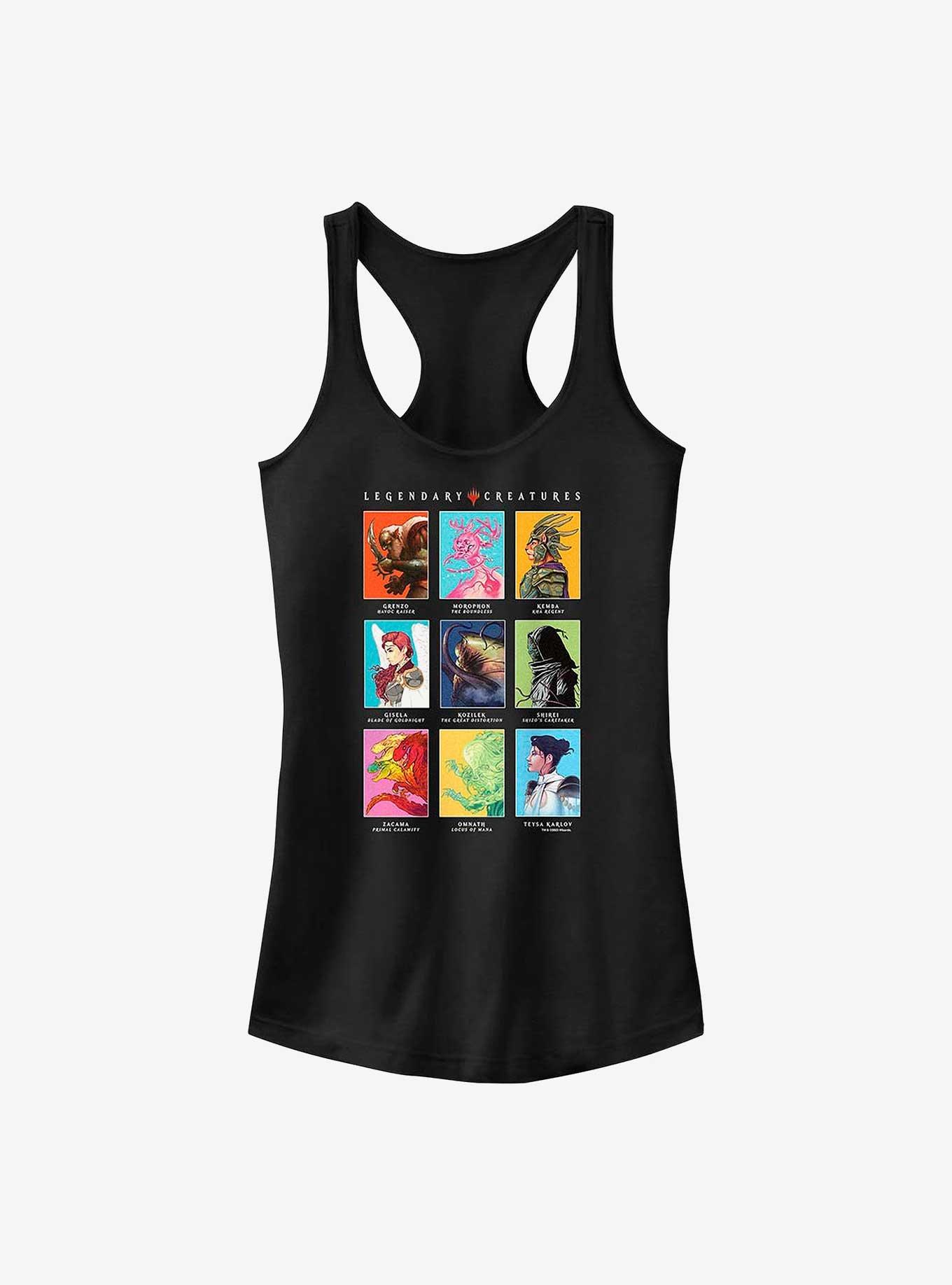 Magic: The Gathering Textbook Legendary Creatures Girls Tank, BLACK, hi-res