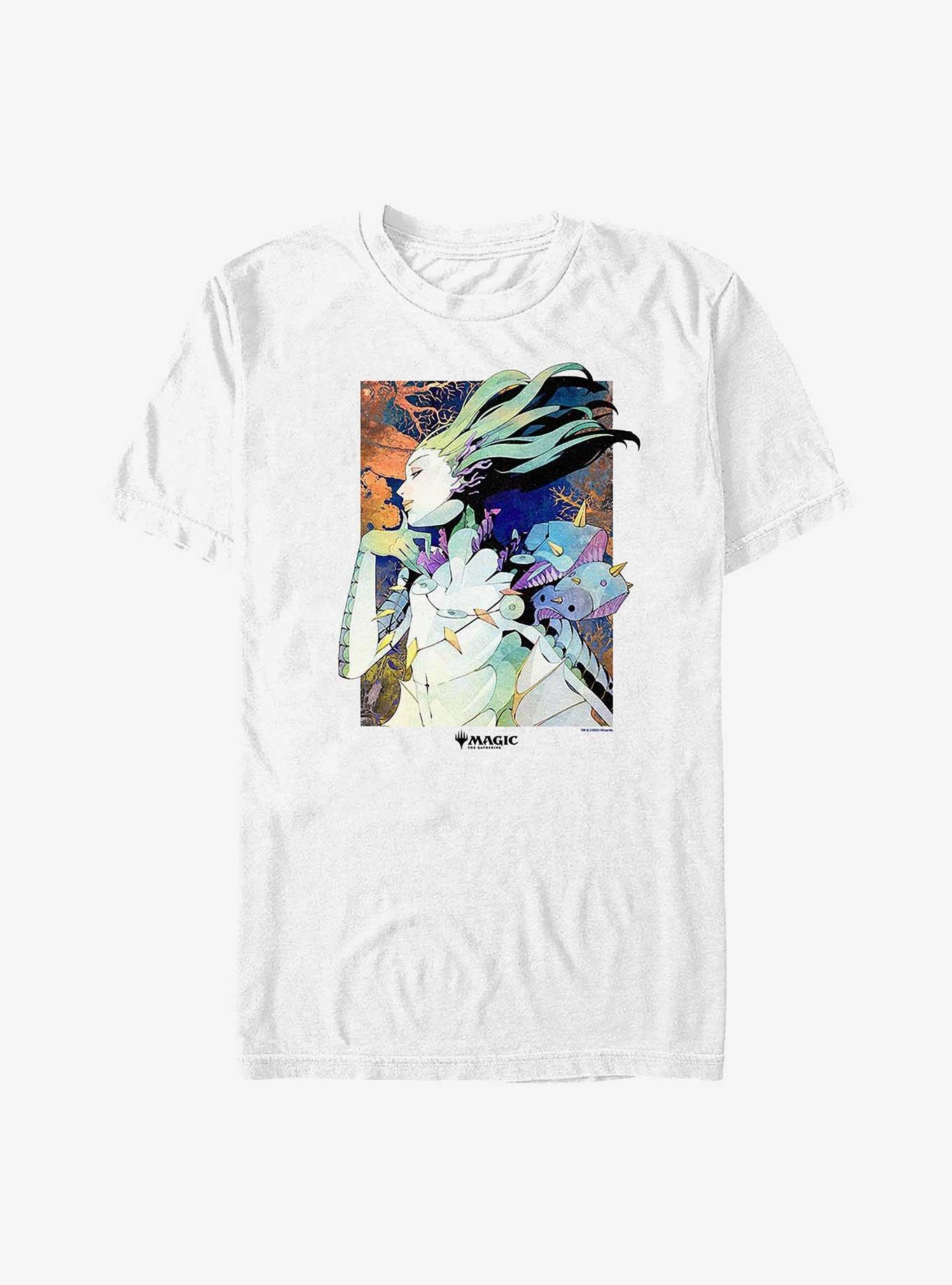 Magic: The Gathering Tatyova, Benthic Druid T-Shirt, WHITE, hi-res