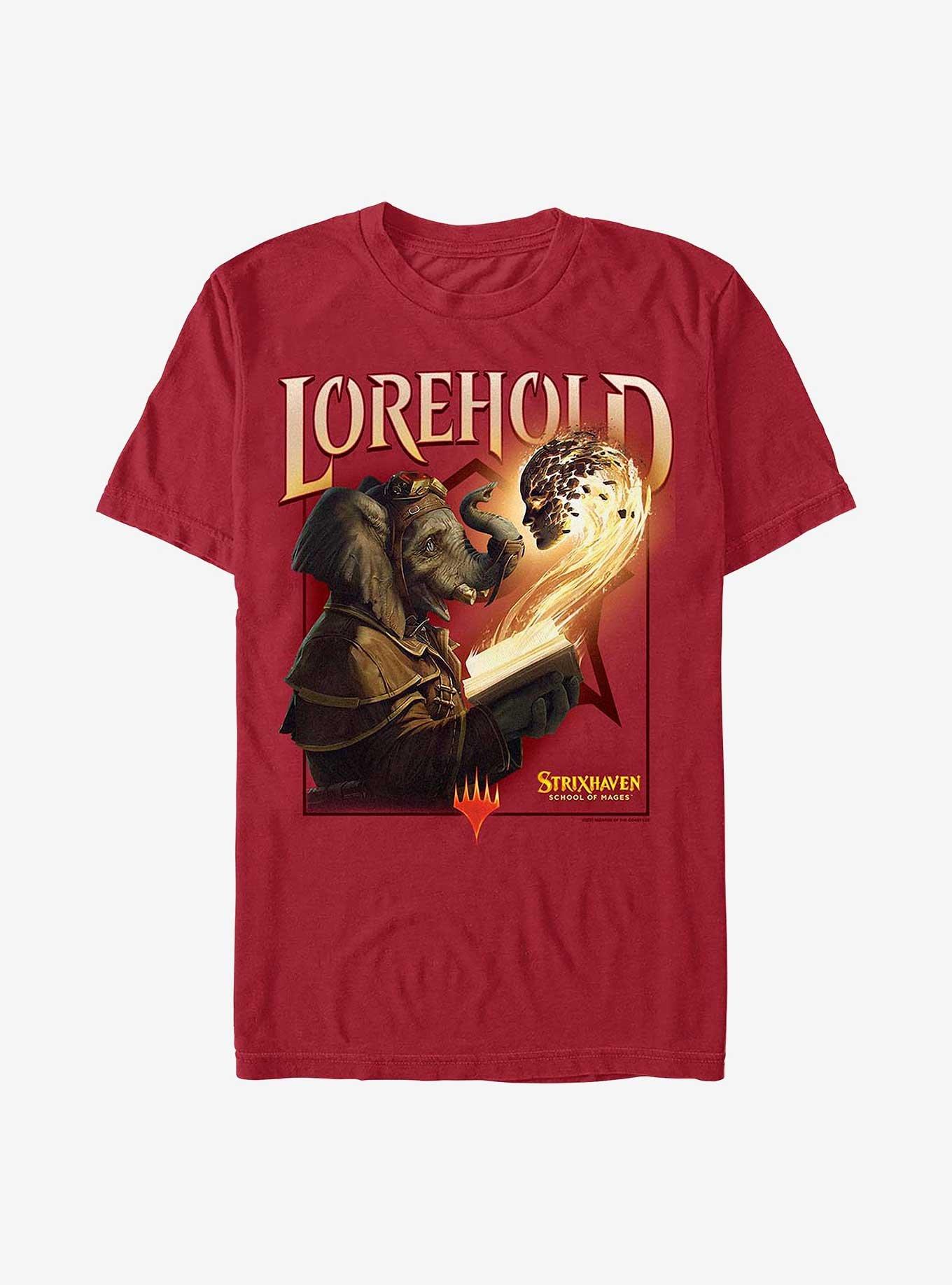 Magic: The Gathering Lorehold Student T-Shirt, CARDINAL, hi-res