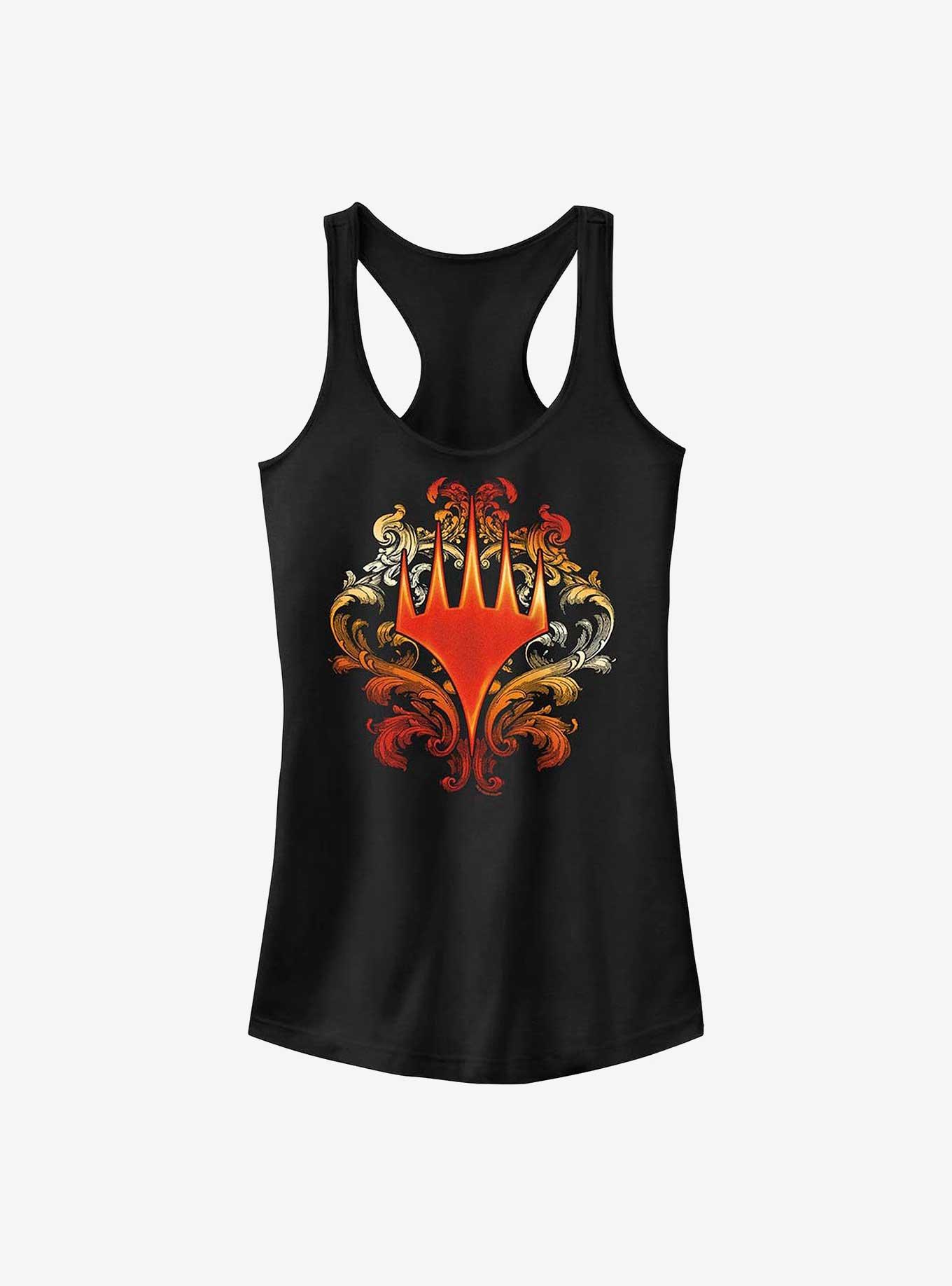 Magic: The Gathering Decorative Planeswalker Symbol Girls Tank, BLACK, hi-res