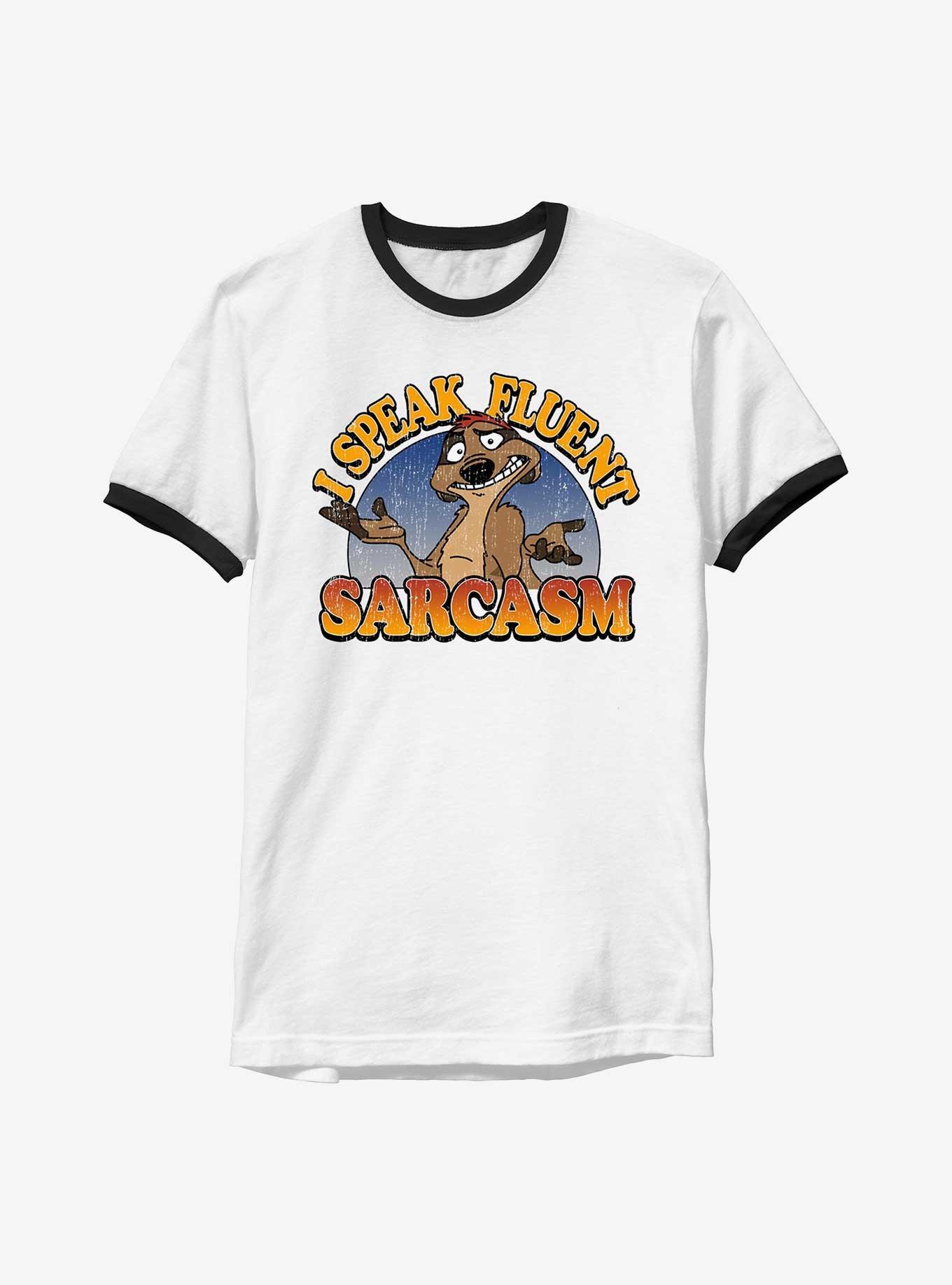 Disney The Lion King Sarcasm Ringer T-Shirt