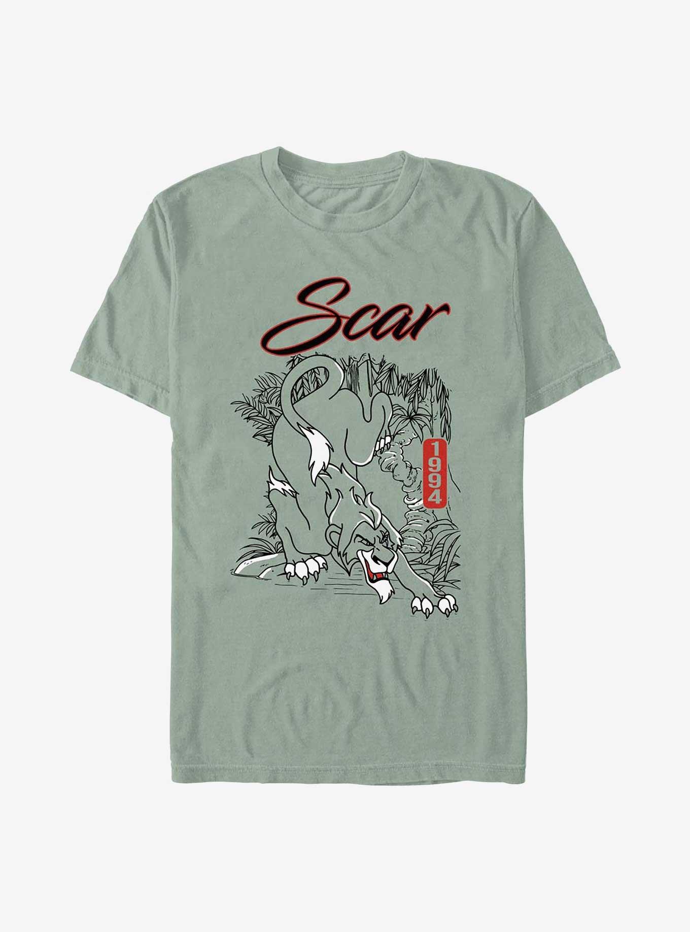 Disney The Lion King Long Live Scar Garment Dye T-Shirt, , hi-res