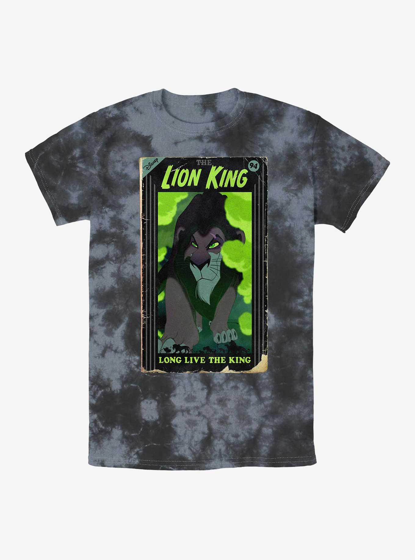Disney The Lion King Scar VHS Cover Tie-Dye T-Shirt, , hi-res