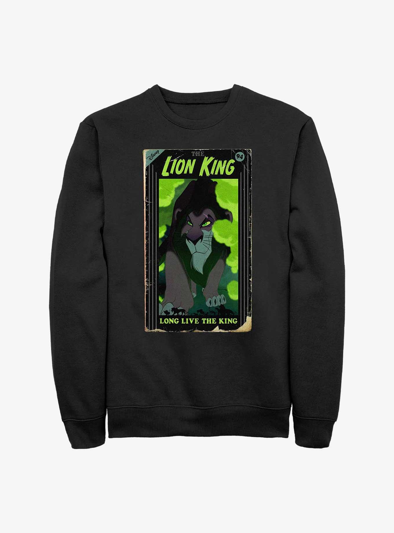 Disney The Lion King Scar VHS Cover Sweatshirt, , hi-res