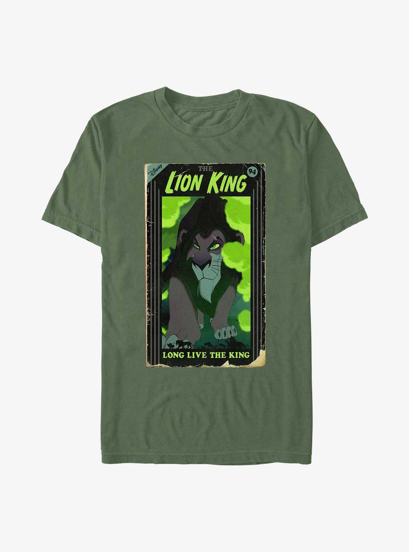 Disney The Lion King Scar VHS Cover Garment Dye T-Shirt