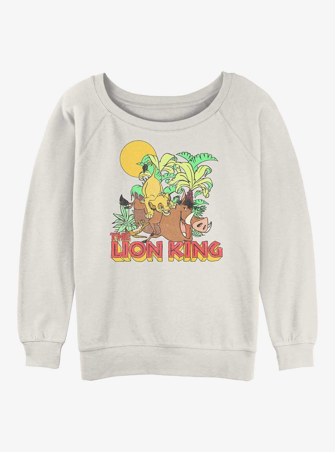 Disney The Lion King Jungle Play Girls Slouchy Sweatshirt