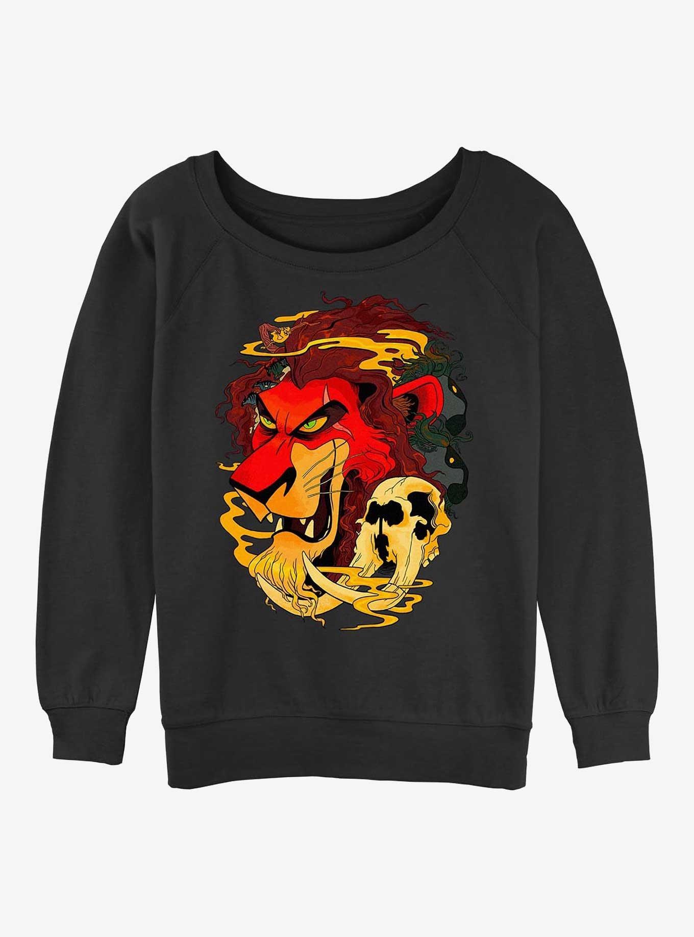 Disney The Lion King Scarify Girls Slouchy Sweatshirt, , hi-res