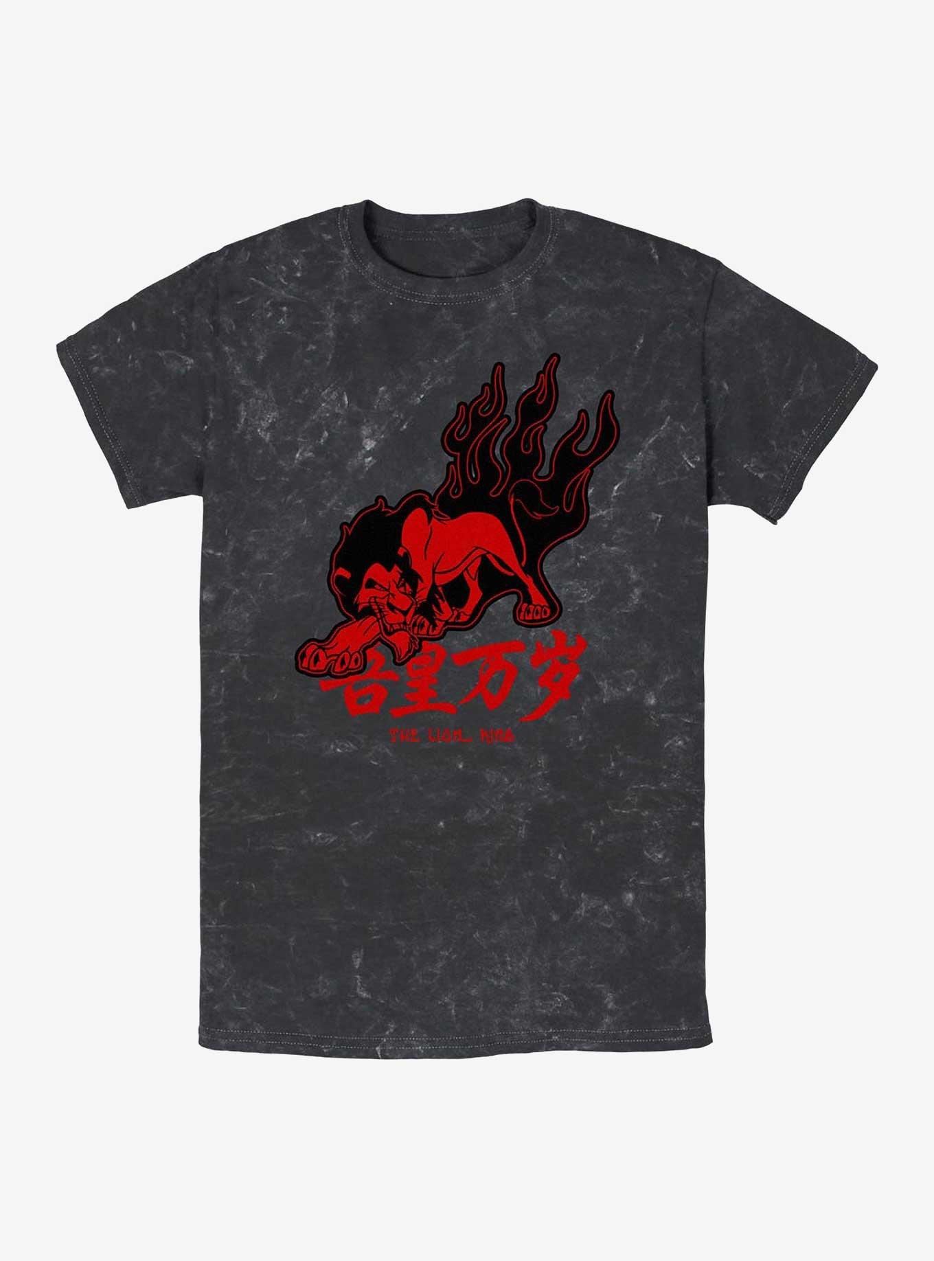 Disney The Lion King Red Scar Mineral Wash T-Shirt