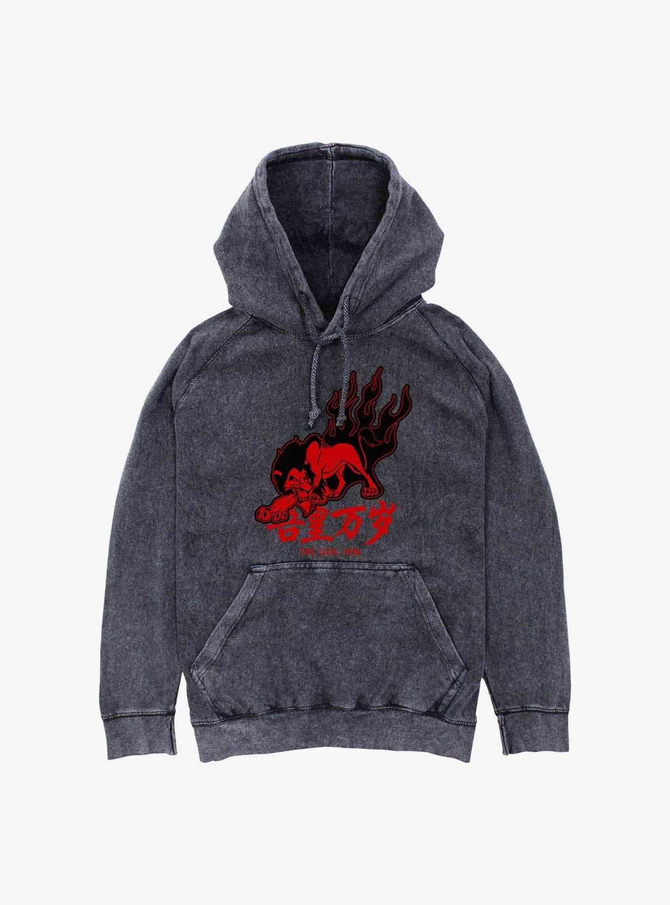 Disney The Lion King Red Scar Mineral Wash Hoodie, , hi-res