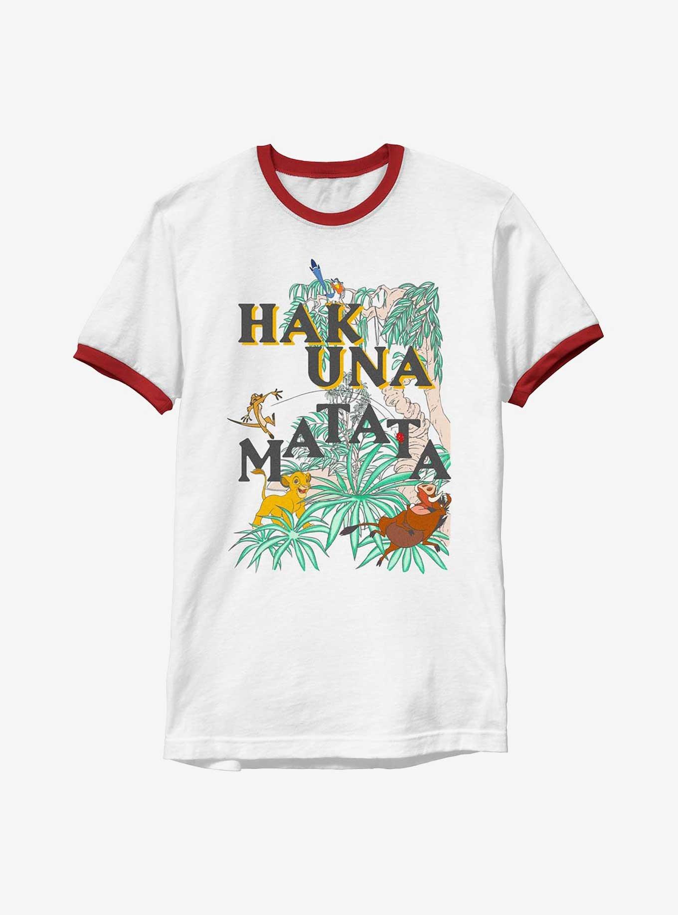 Disney The Lion King No Worries Ringer T-Shirt, , hi-res