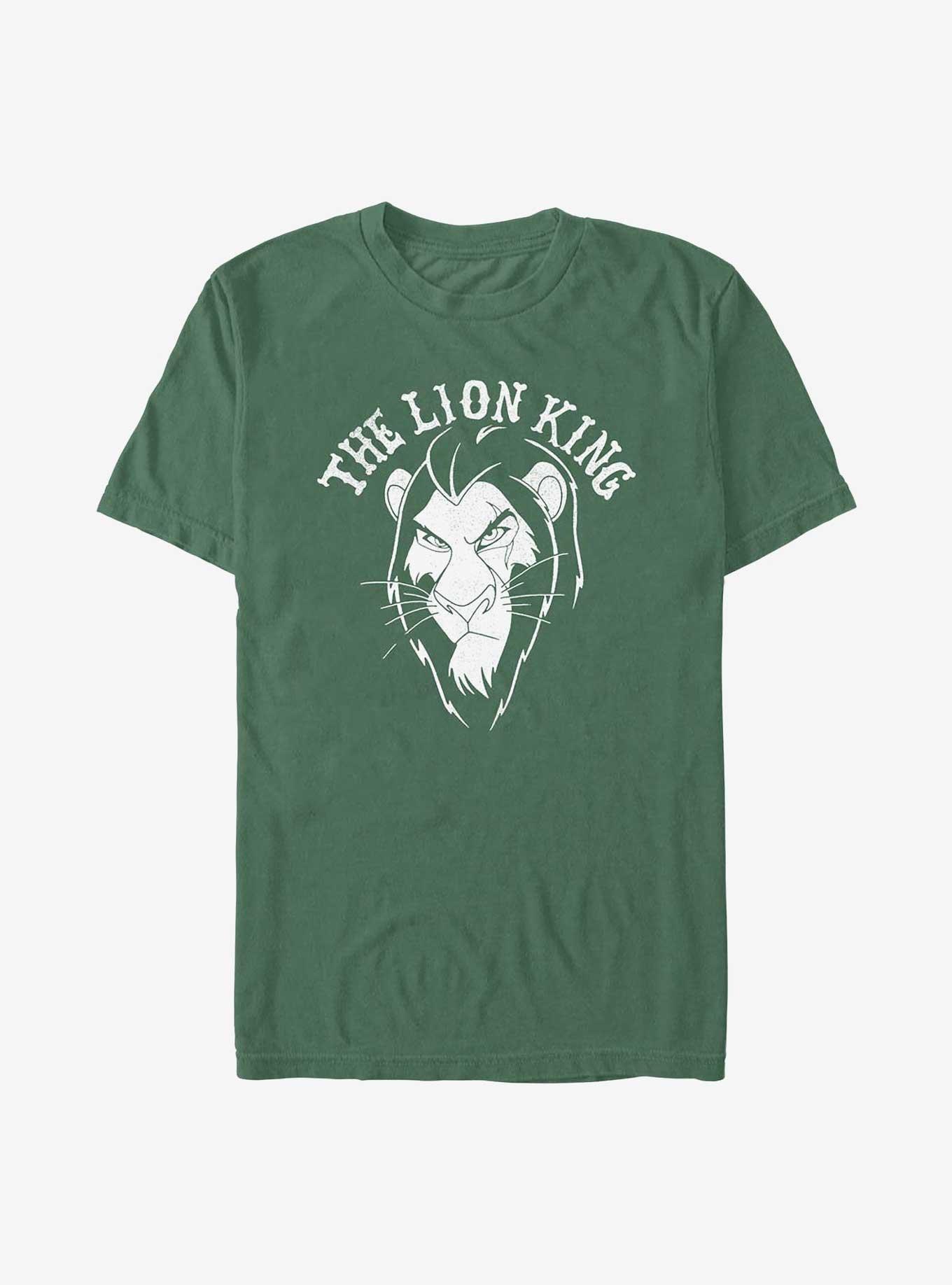 Disney The Lion King Scar Angry Stare Garment Dye T-Shirt