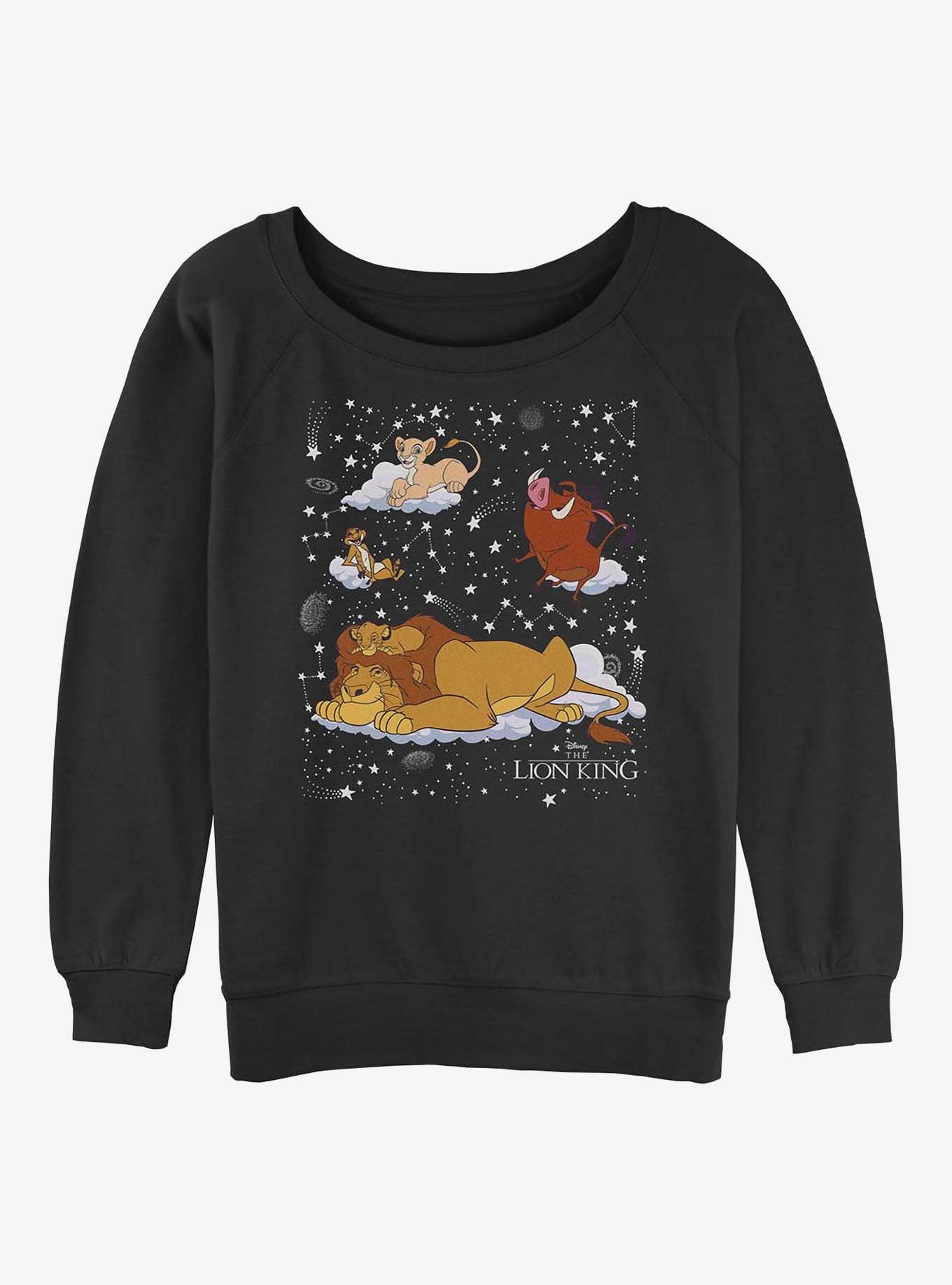 Disney The Lion King Group In Stars Girls Slouchy Sweatshirt, , hi-res