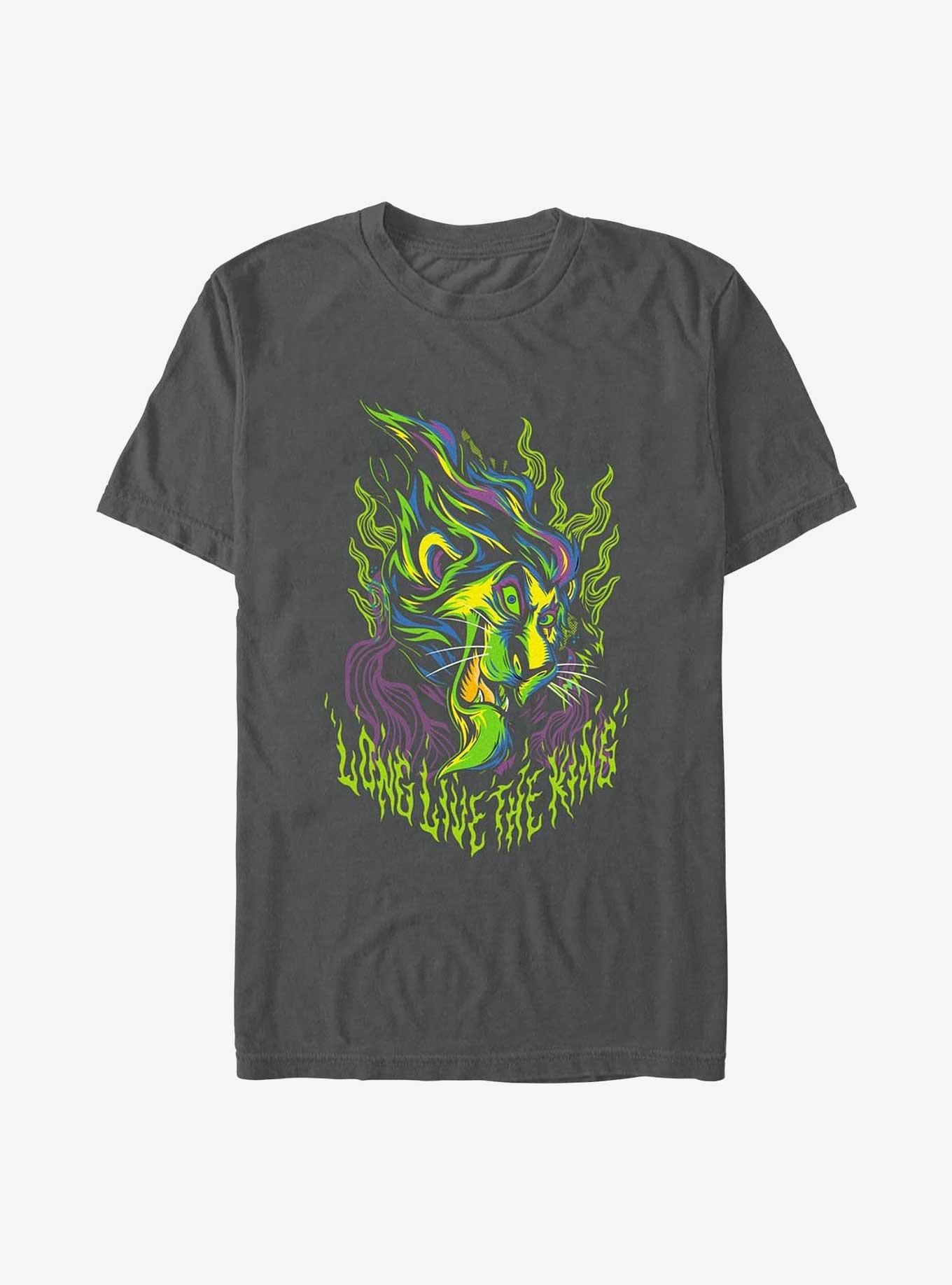 Disney The Lion King Long Live Scar Neon Garment Dye T-Shirt, , hi-res