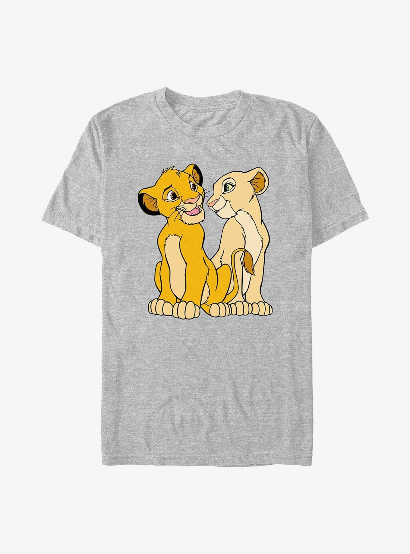 Disney The Lion King Simba With Nala T-Shirt, ATH HTR, hi-res