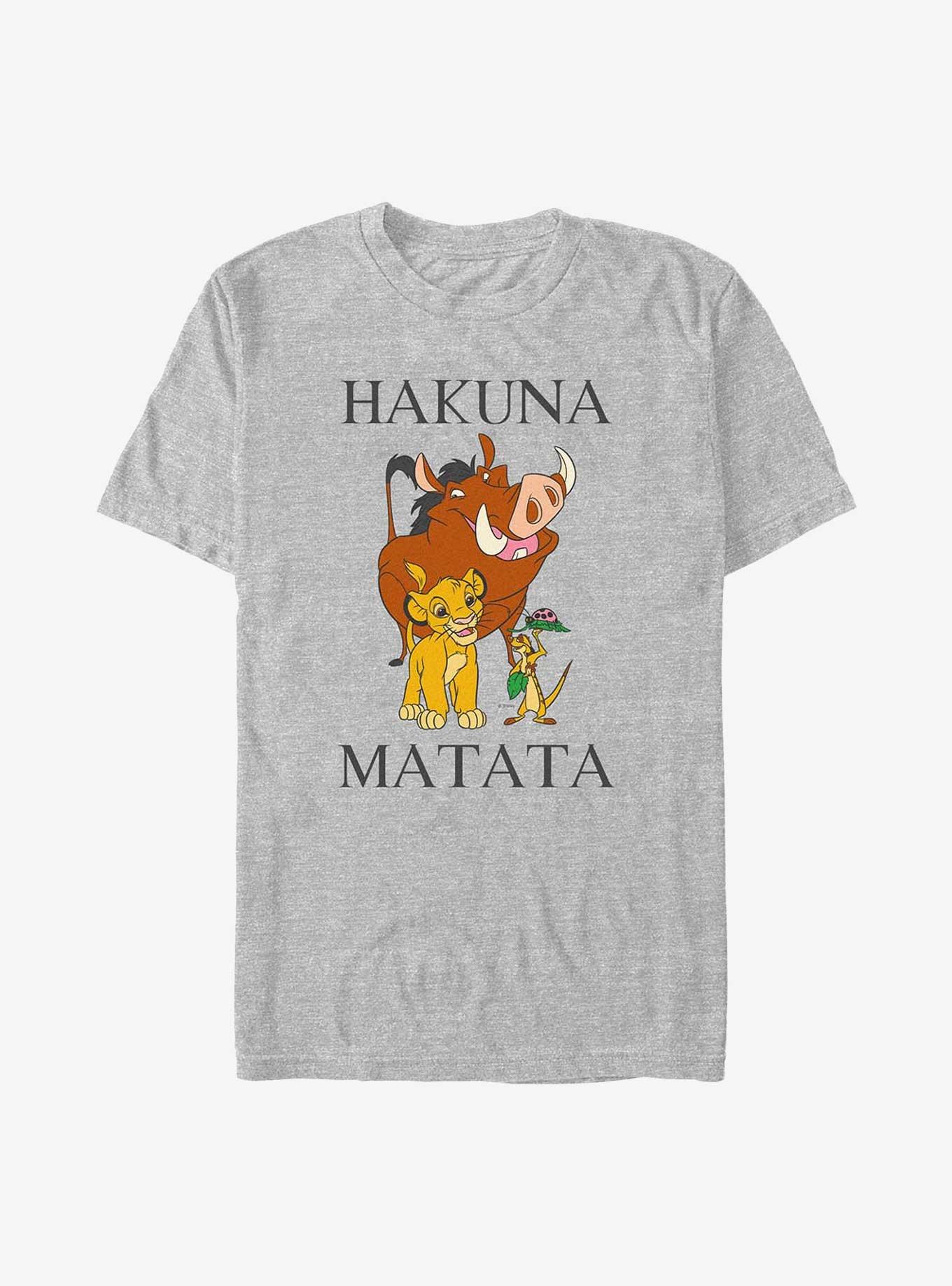 Disney The Lion King Buddies Group T-Shirt GREY Hot Topic