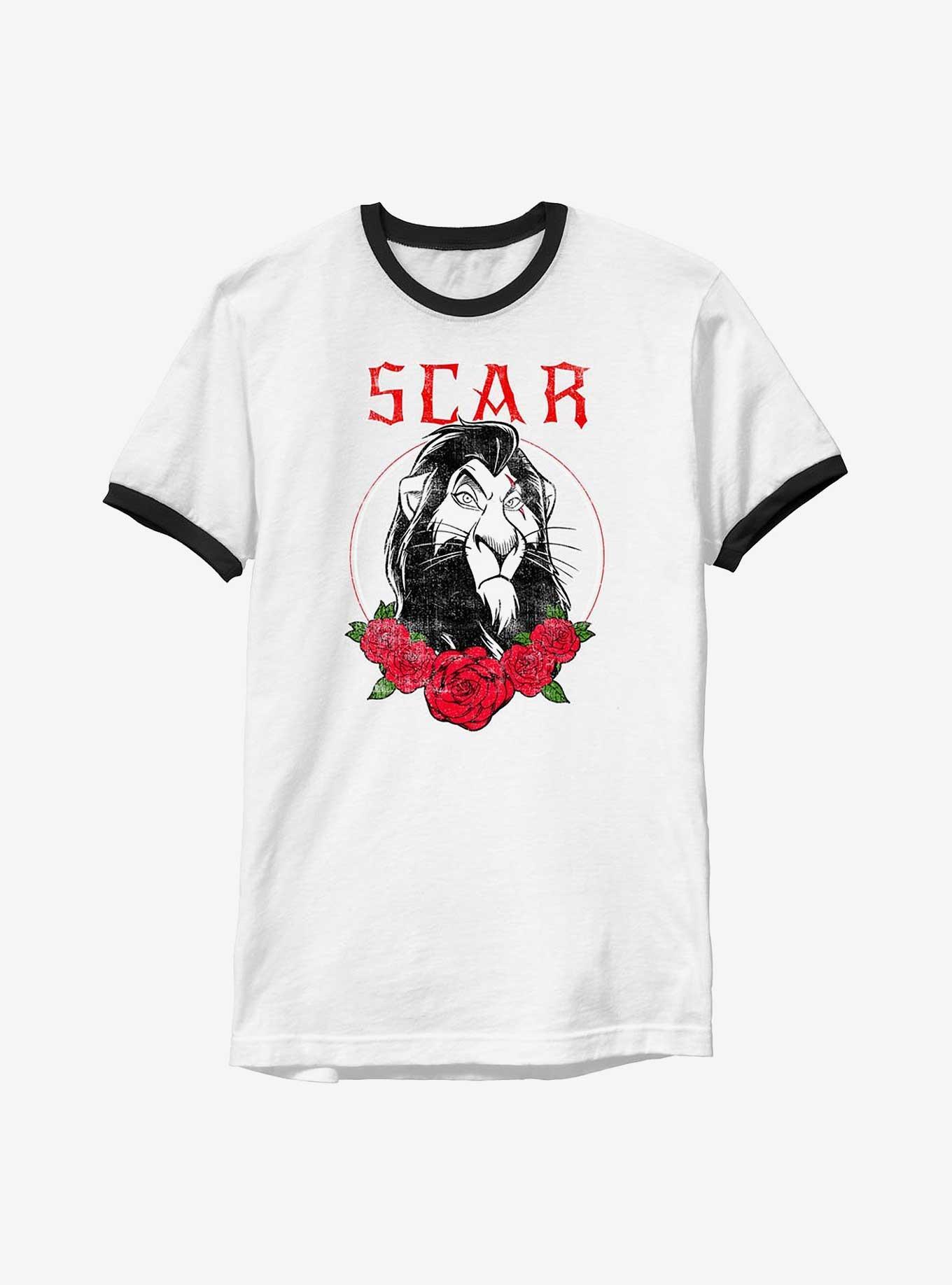 Disney The Lion King Scar Rose Ringer T-Shirt