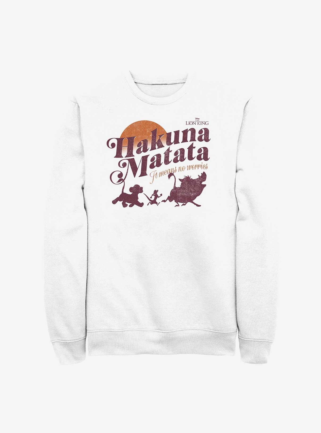 Disney The Lion King It Means No Worries Sweatshirt, , hi-res