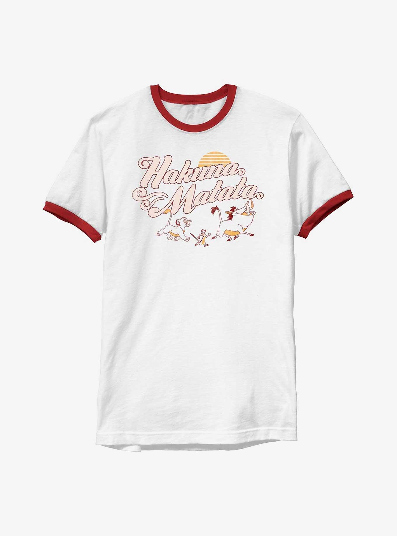 Disney The Lion King Stripe Sun Ringer T-Shirt