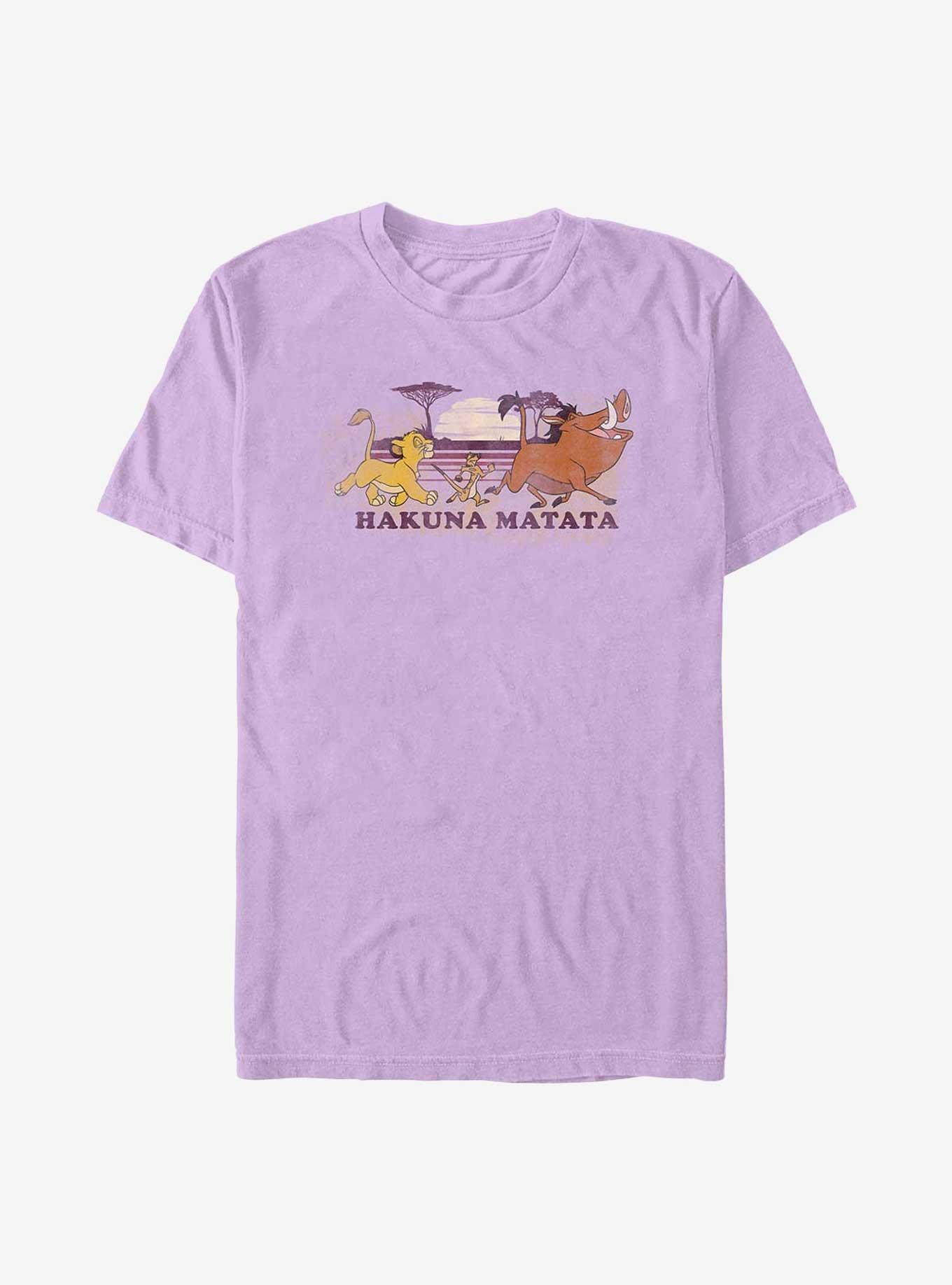 Disney The Lion King Hakuna Ma Walka Garment Dye T-Shirt, ORCHID, hi-res