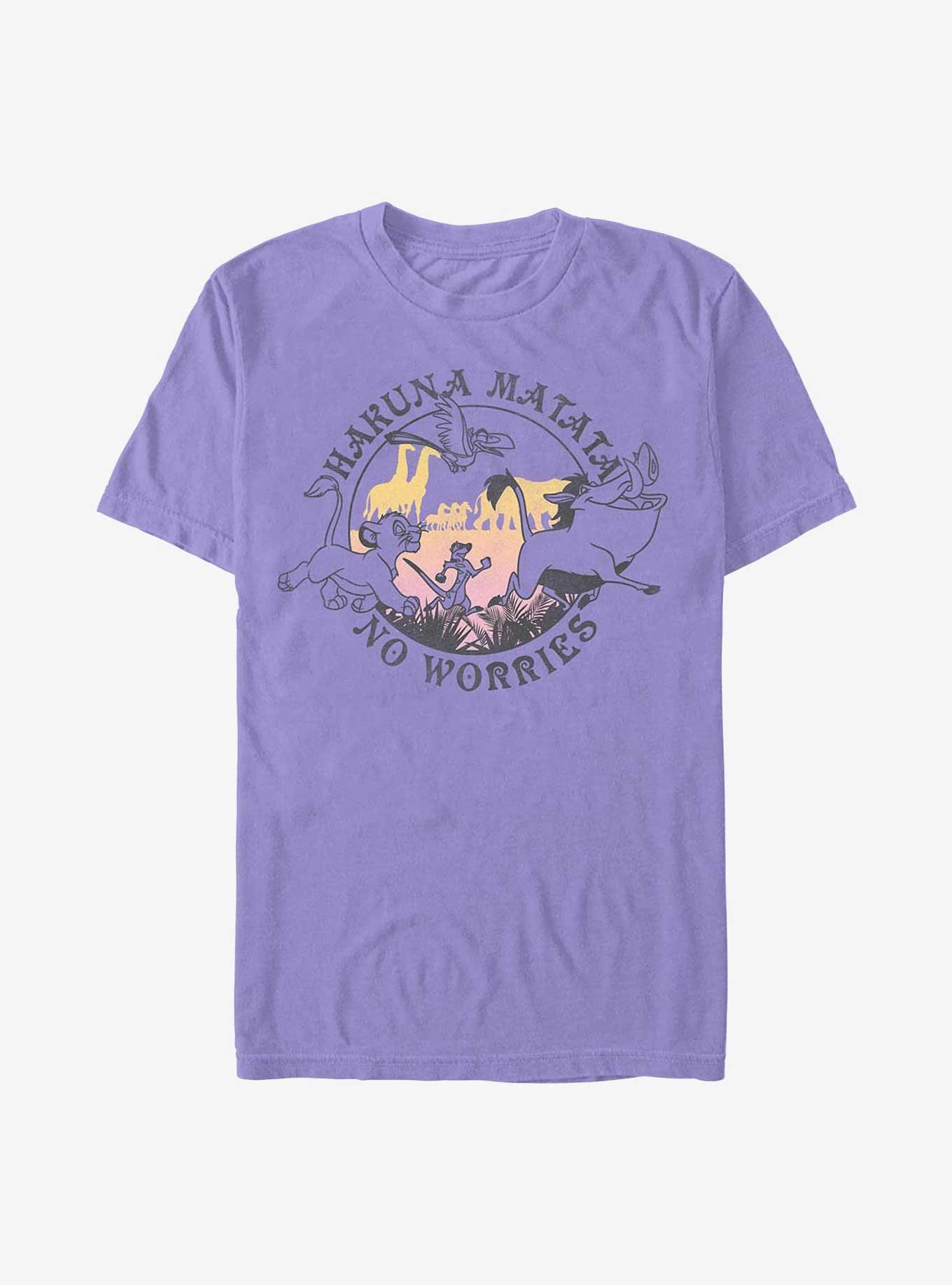 Disney The Lion King Hakuna Circle Garment Dye T-Shirt, VIOLET, hi-res