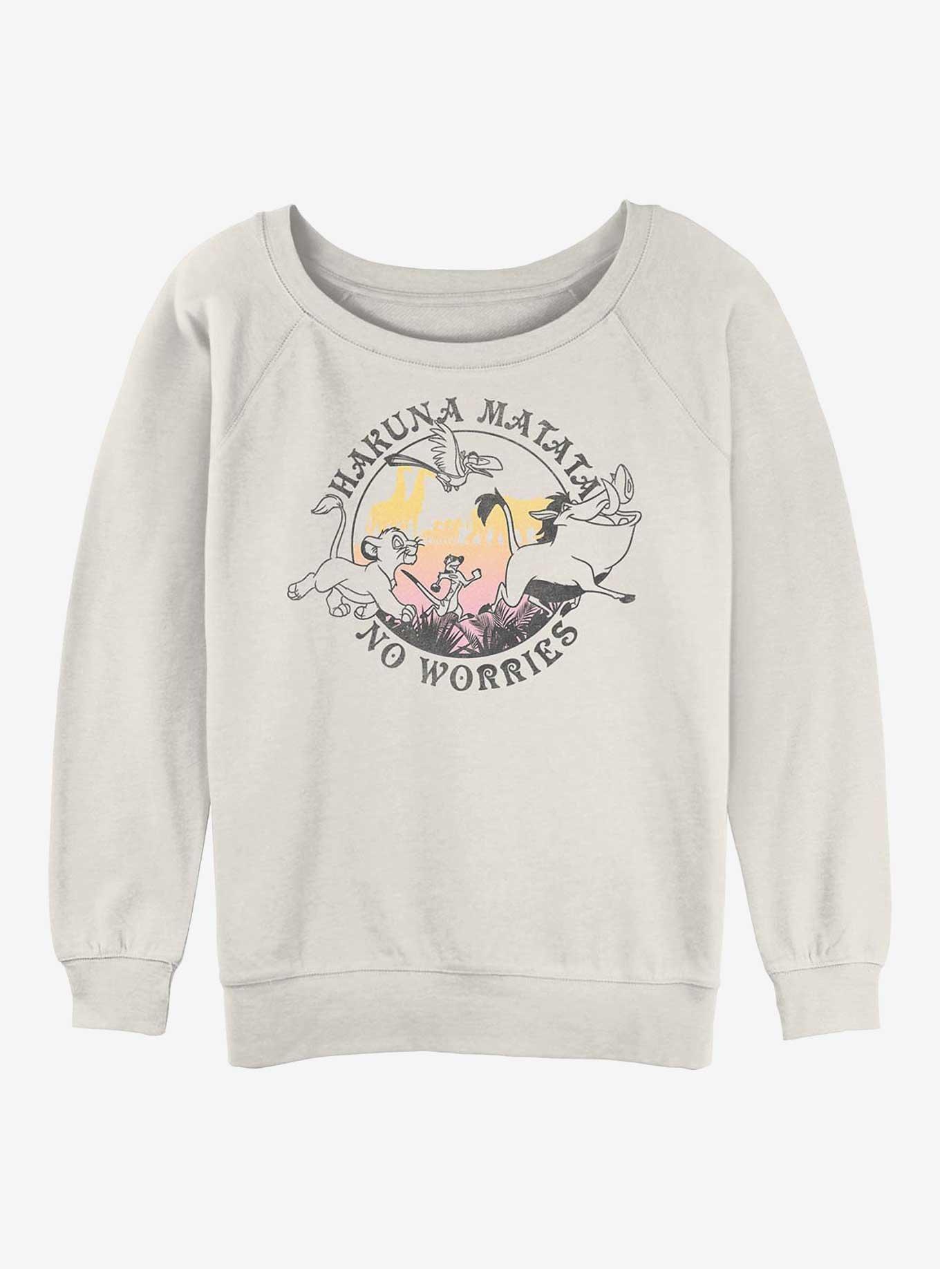 Disney The Lion King Hakuna Circle Girls Slouchy Sweatshirt